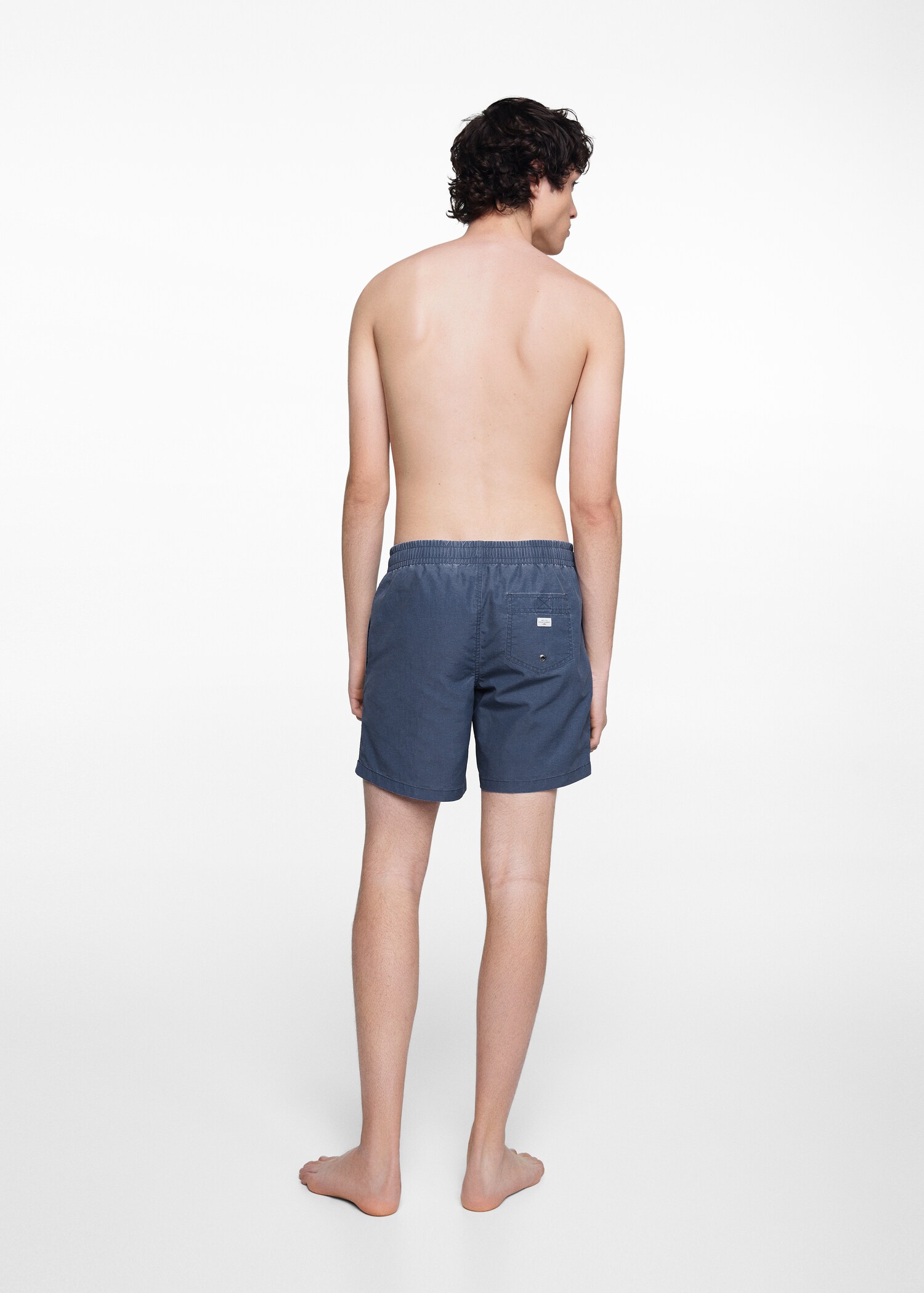 Basic drawstring swimsuit - Reverse of the article