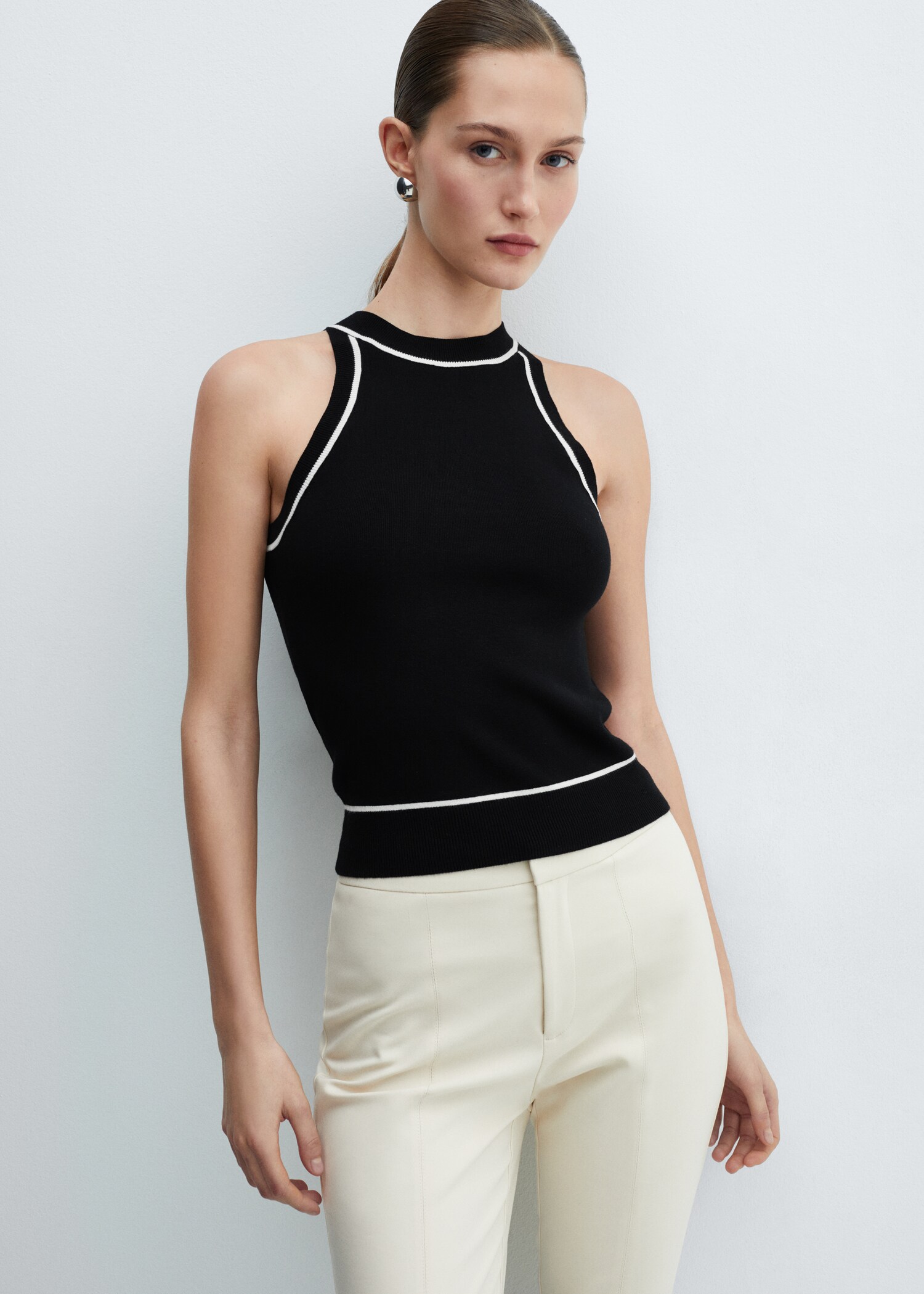 Contrast trim top - Medium plane