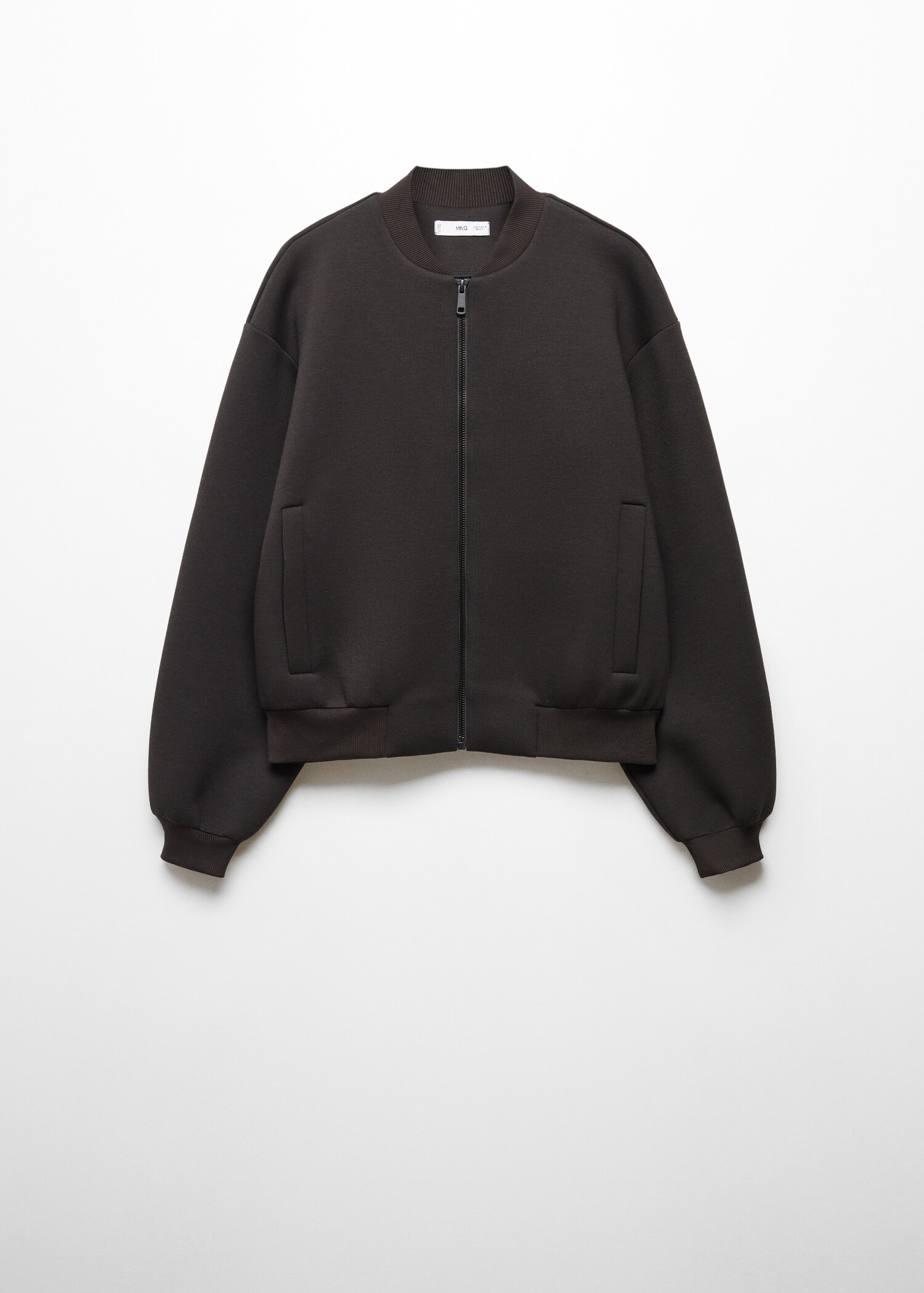Bomber jacket with zip - Article without model