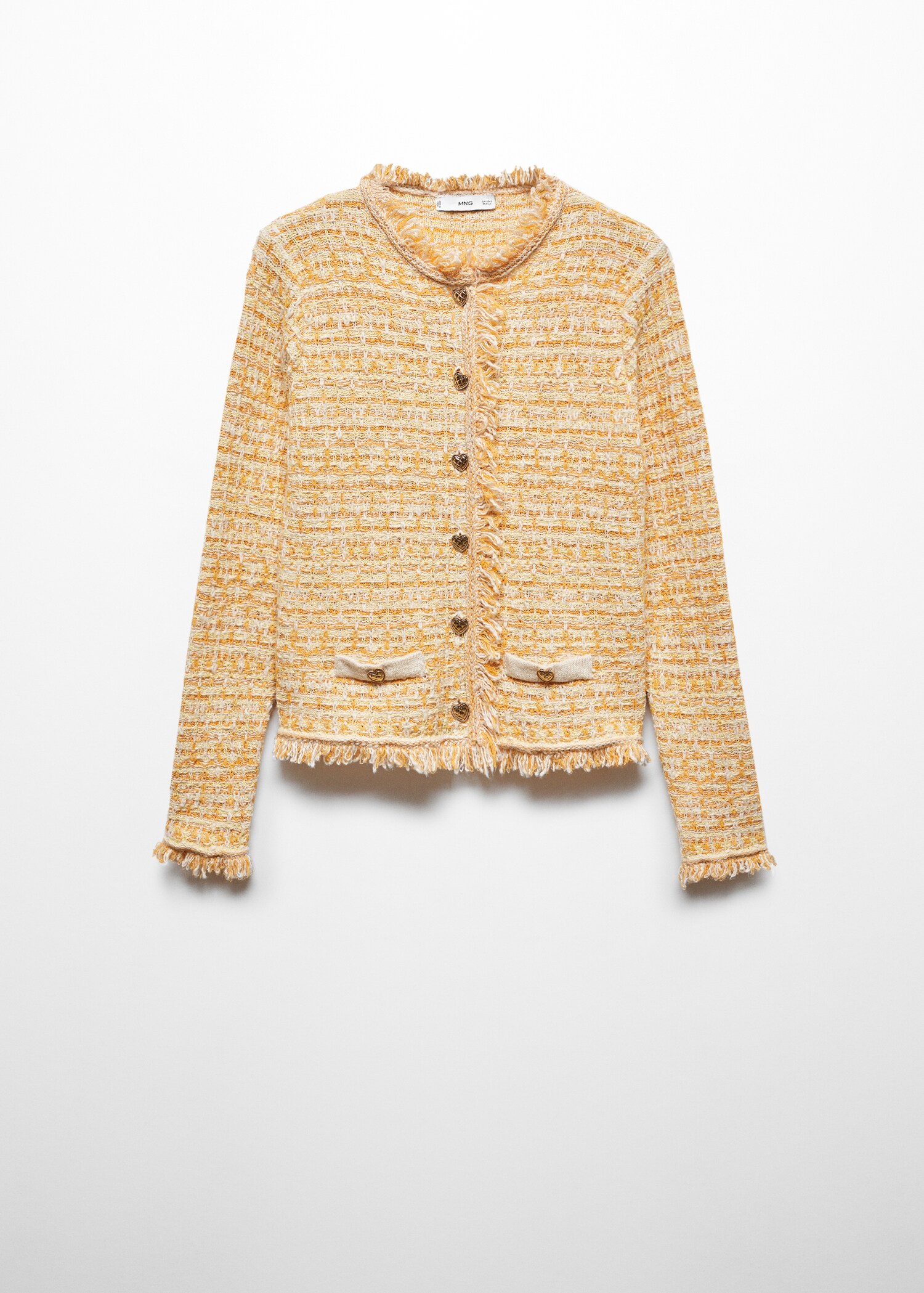 Cárdigan tweed bolsillos - Artículo sin modelo