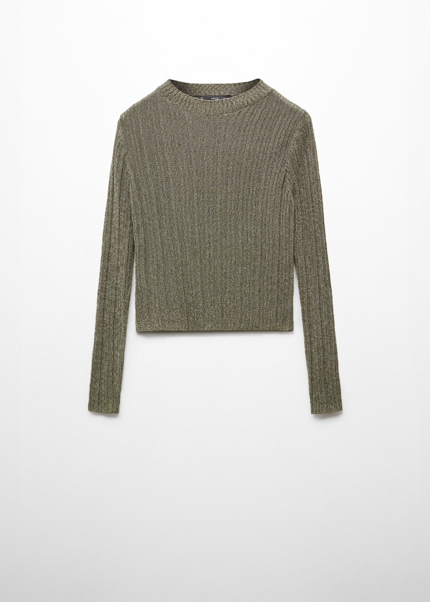 Lurex sweater with perkins neck - Article without model