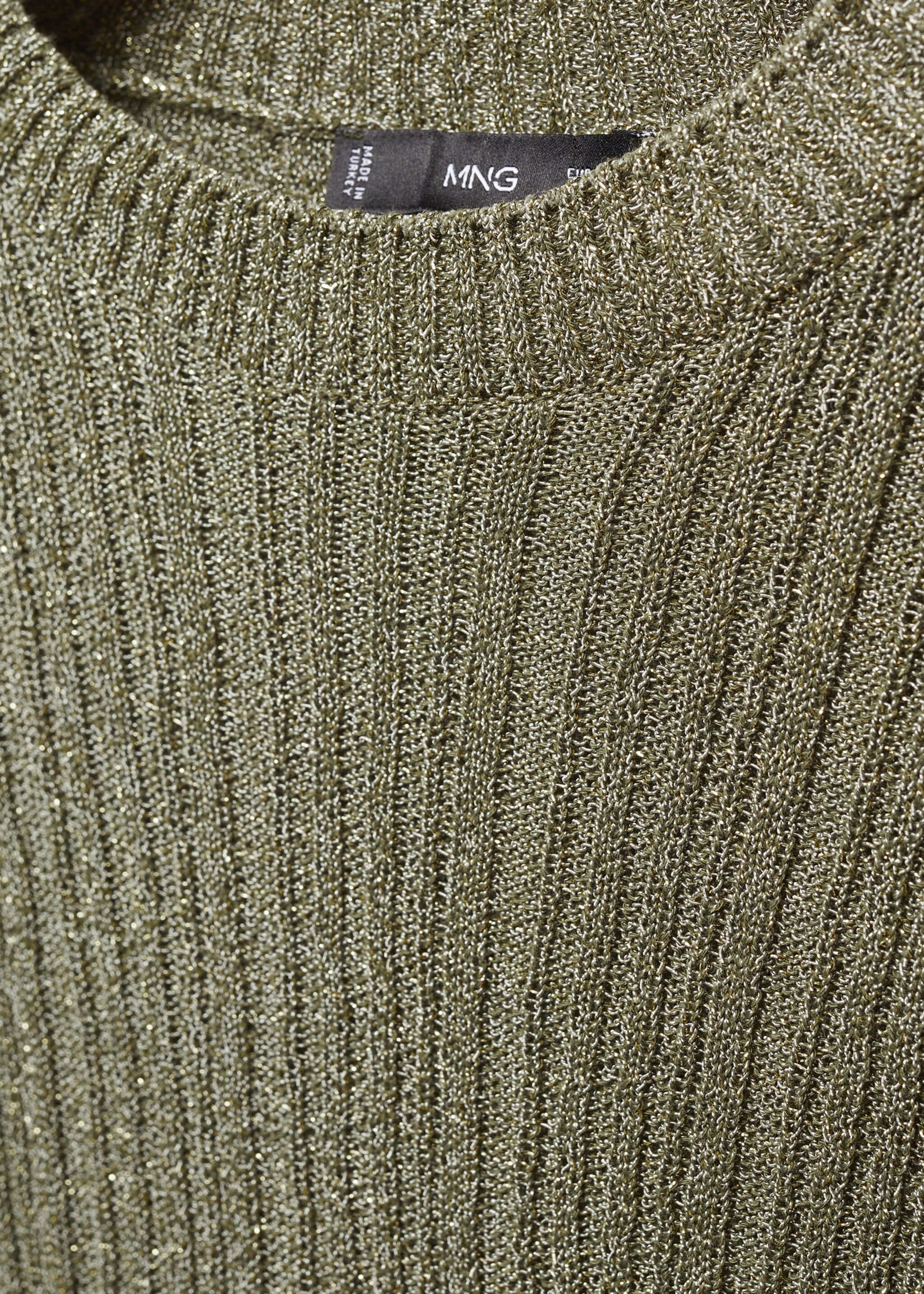 Lurex sweater with perkins neck - Details of the article 8