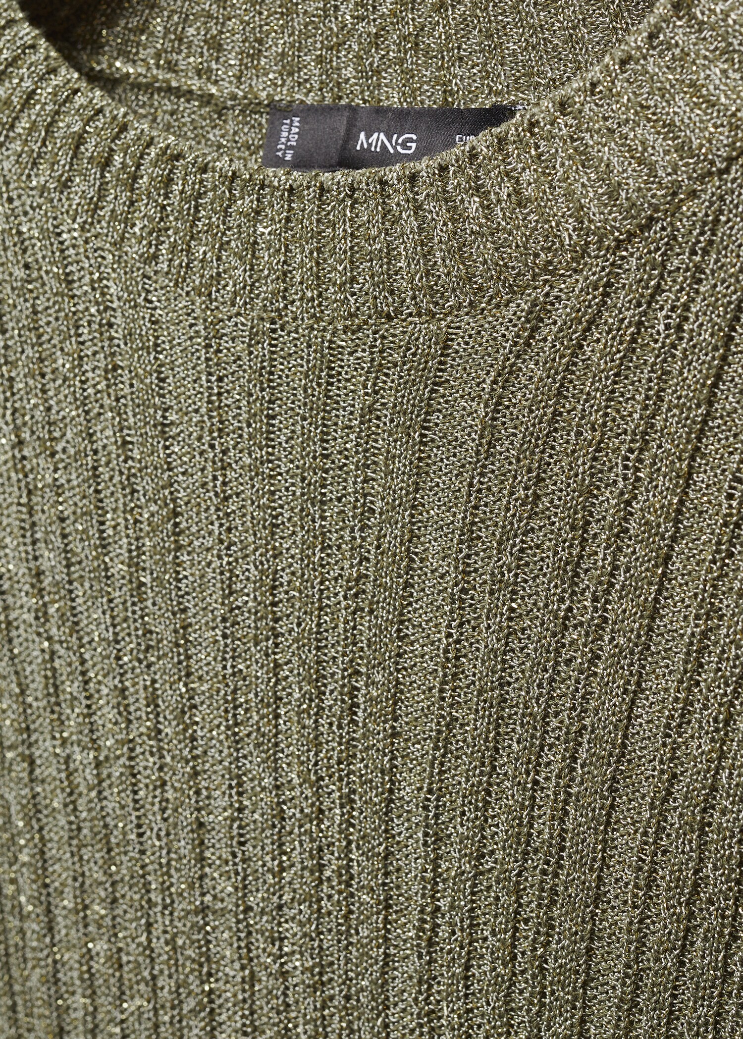 Lurex sweater with perkins neck - Details of the article 8