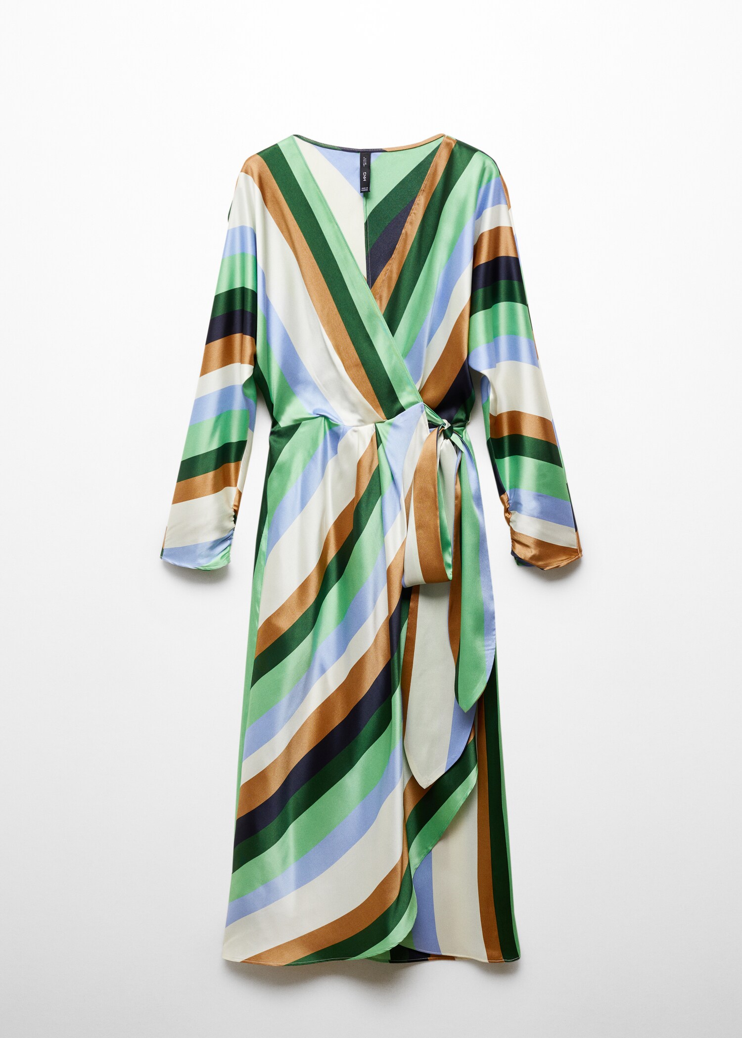Robe à rayures satinée - Article sans modèle