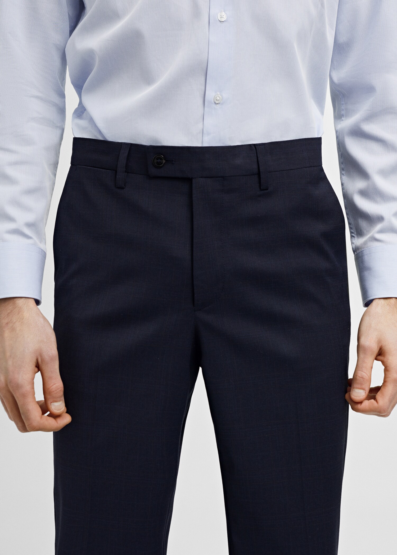 Slim Fit-Anzughose aus Comfort-Stretch-Gewebe - Detail des Artikels 1