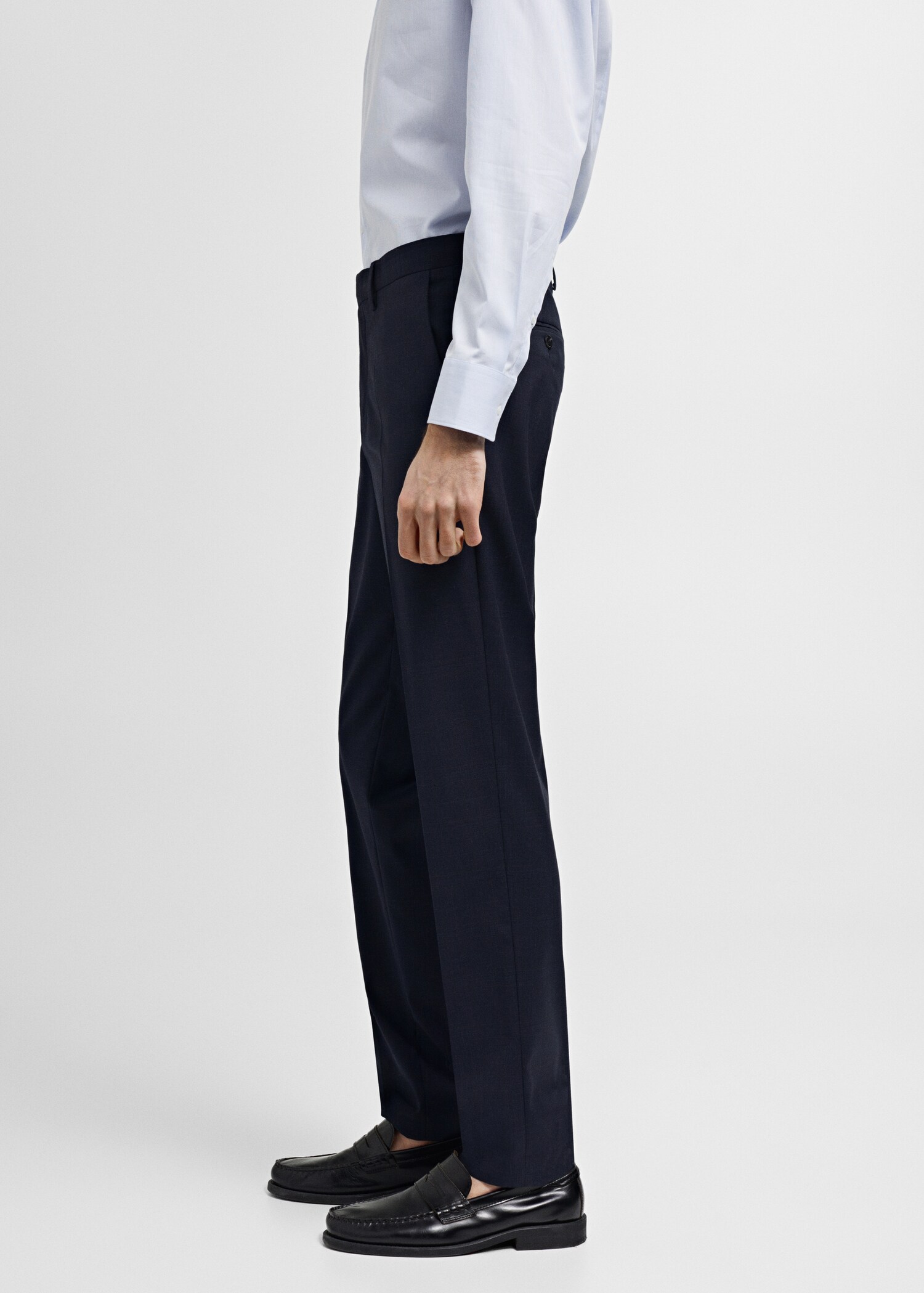 Slim Fit-Anzughose aus Comfort-Stretch-Gewebe - Detail des Artikels 2