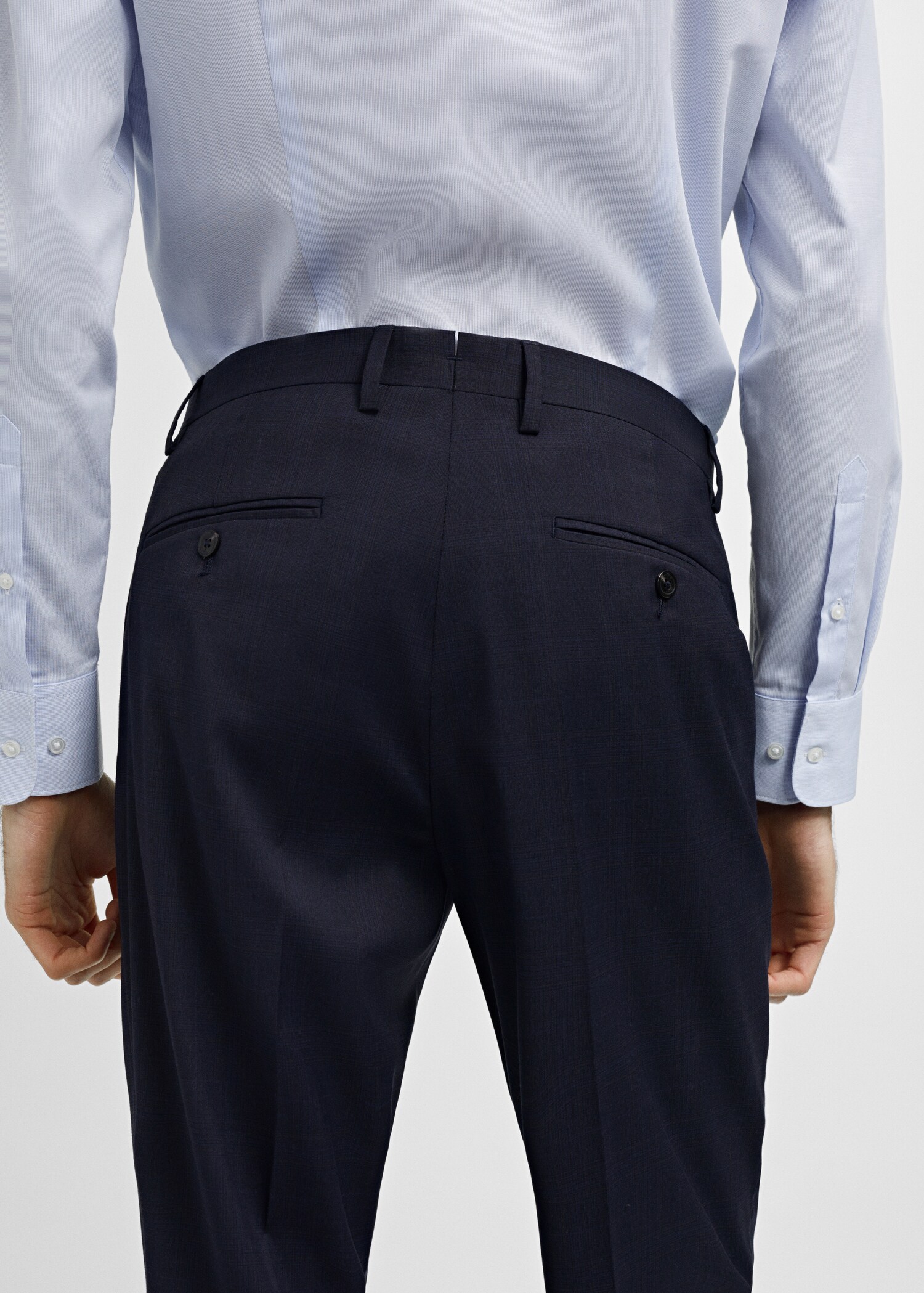 Slim Fit-Anzughose aus Comfort-Stretch-Gewebe - Detail des Artikels 4