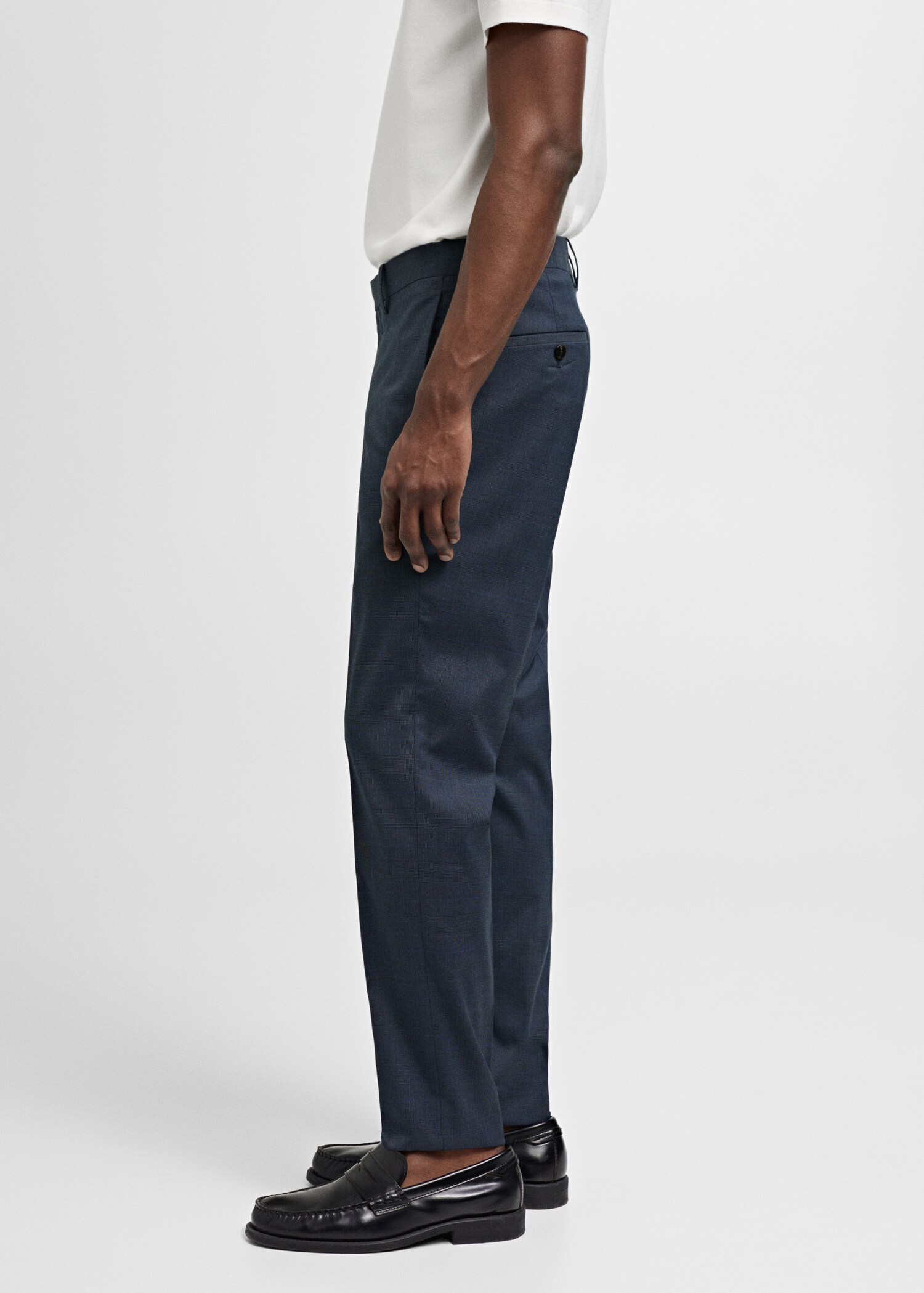 Super Slim Fit-Anzughose aus Stretchstoff - Detail des Artikels 2
