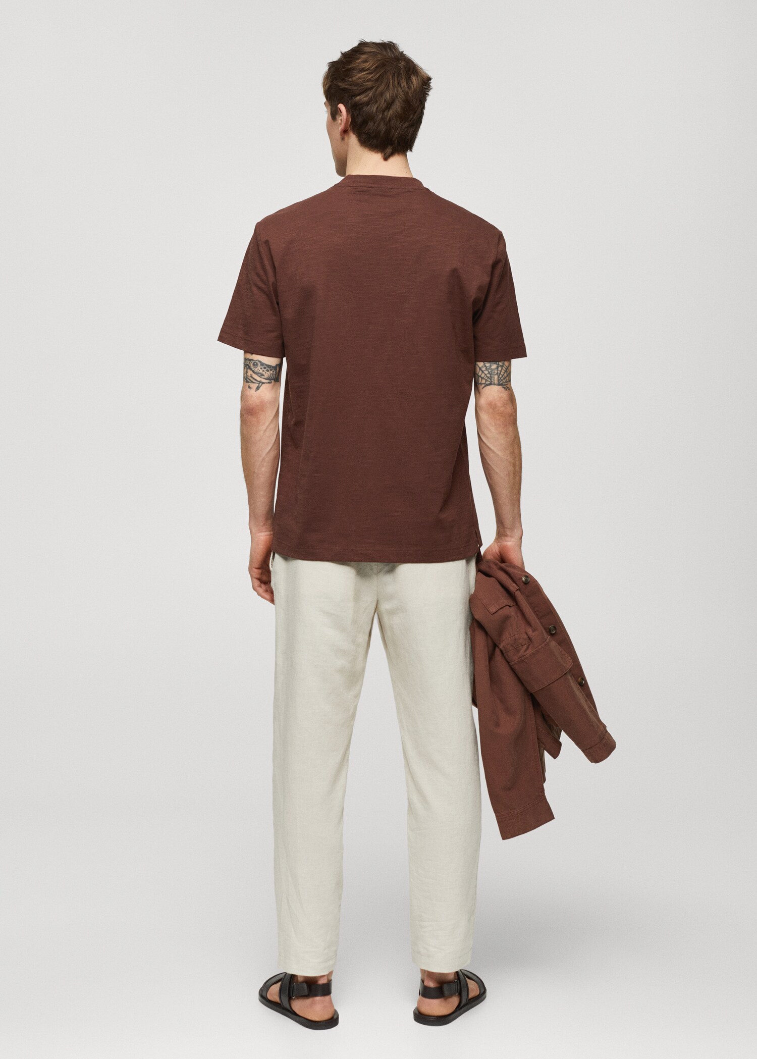 100% cotton t-shirt with pocket - Reverse of the article