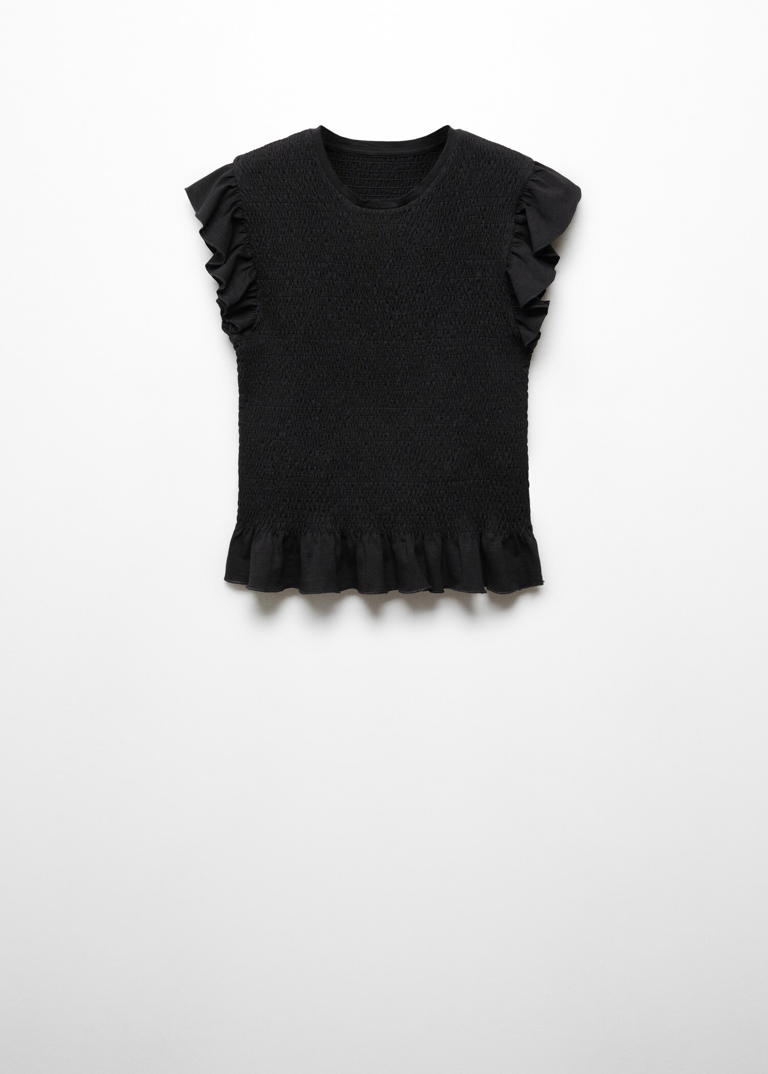 Ruffles ruched T-shirt - Article without model