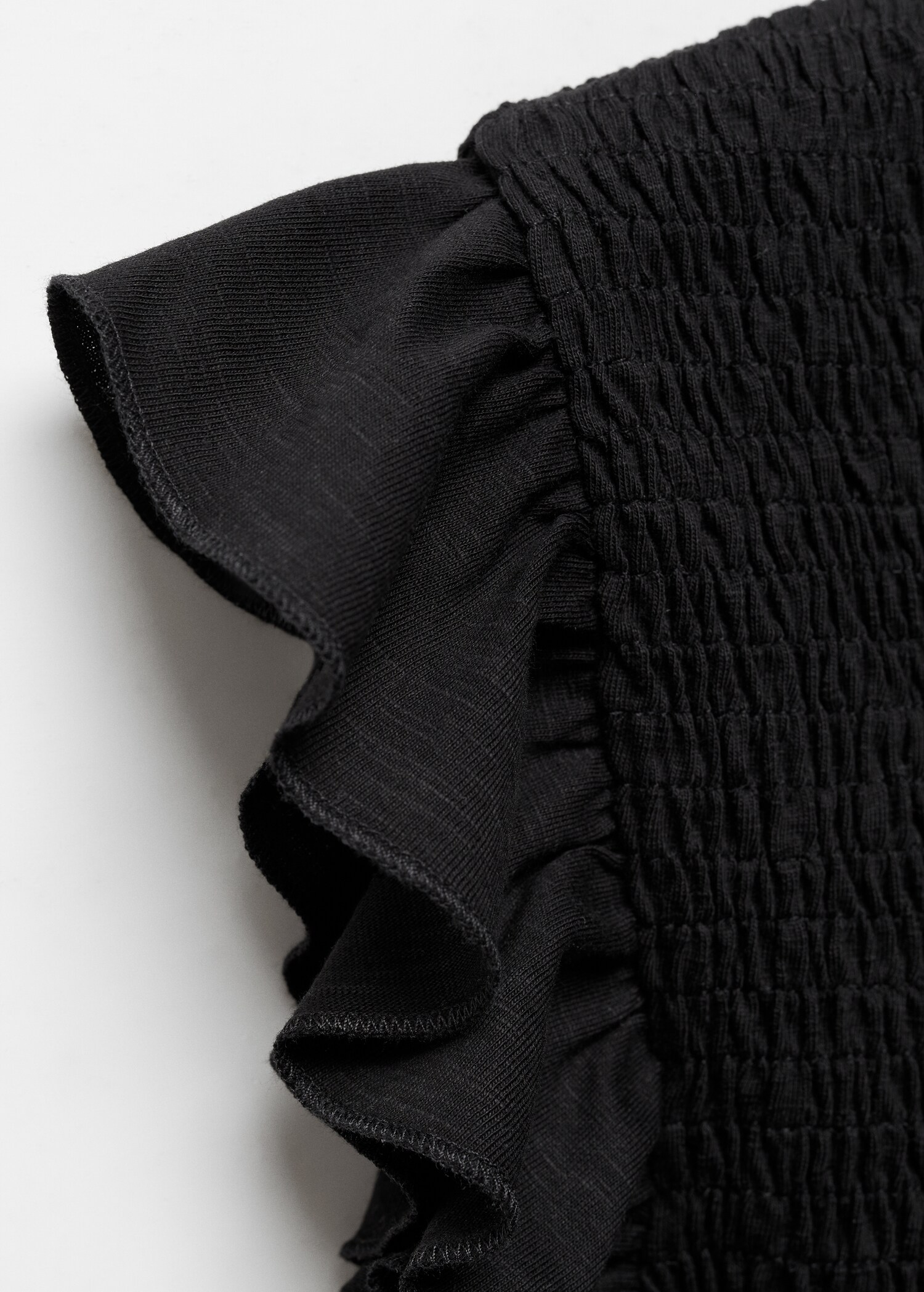 Ruffles ruched T-shirt - Details of the article 8