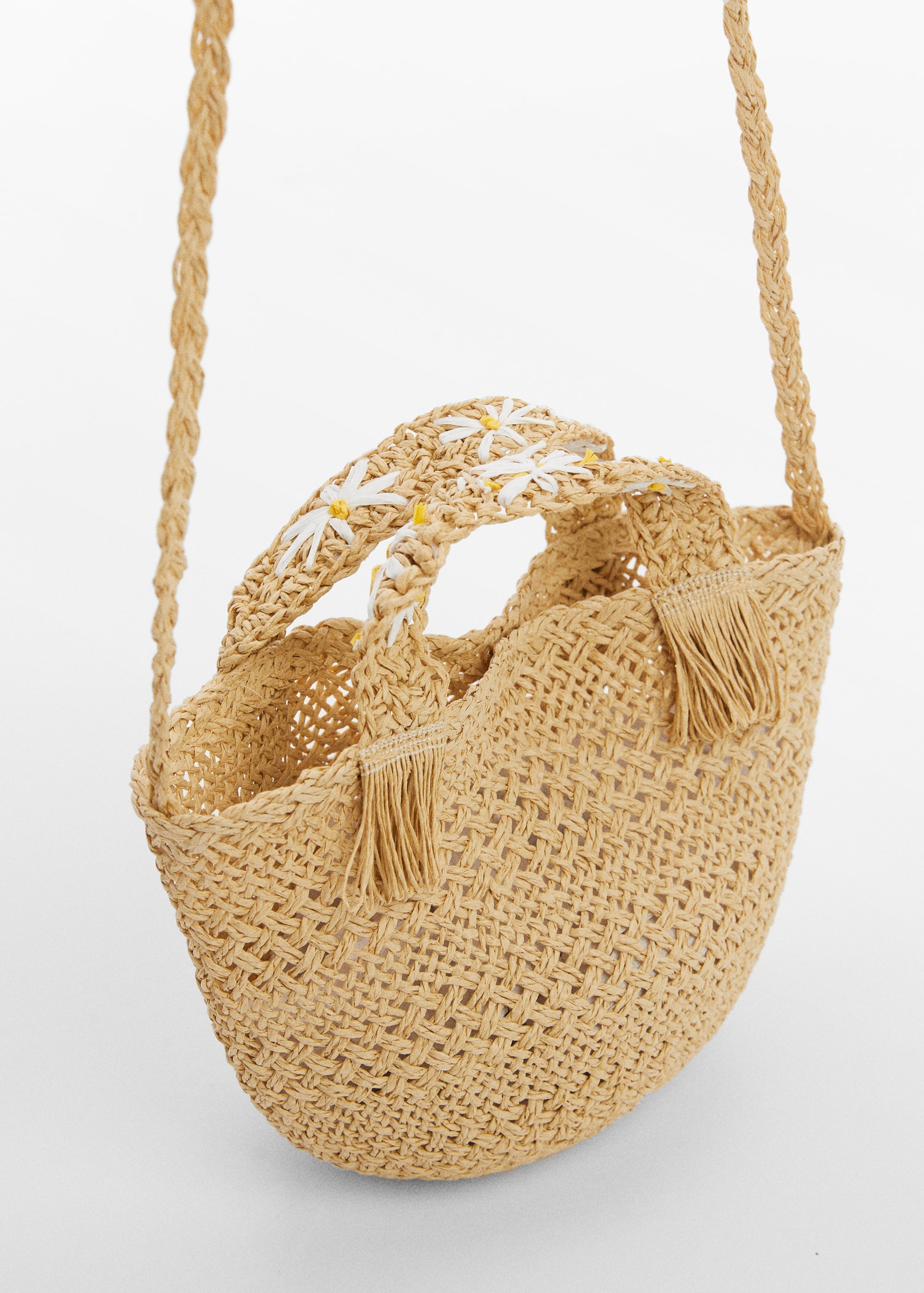 Straw bag Girls MANGO OUTLET Romania