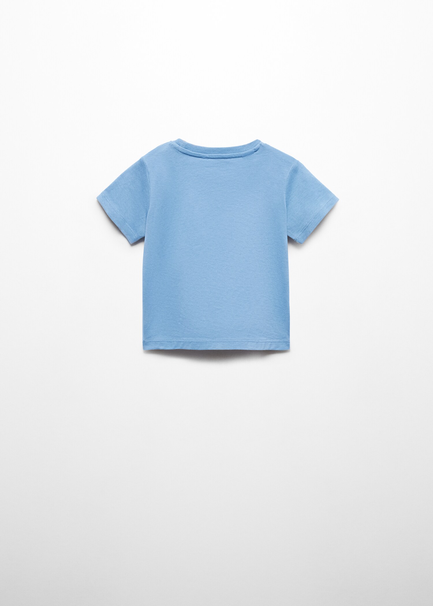 Basic-T-Shirt aus Baumwolle - Rückseite des Artikels