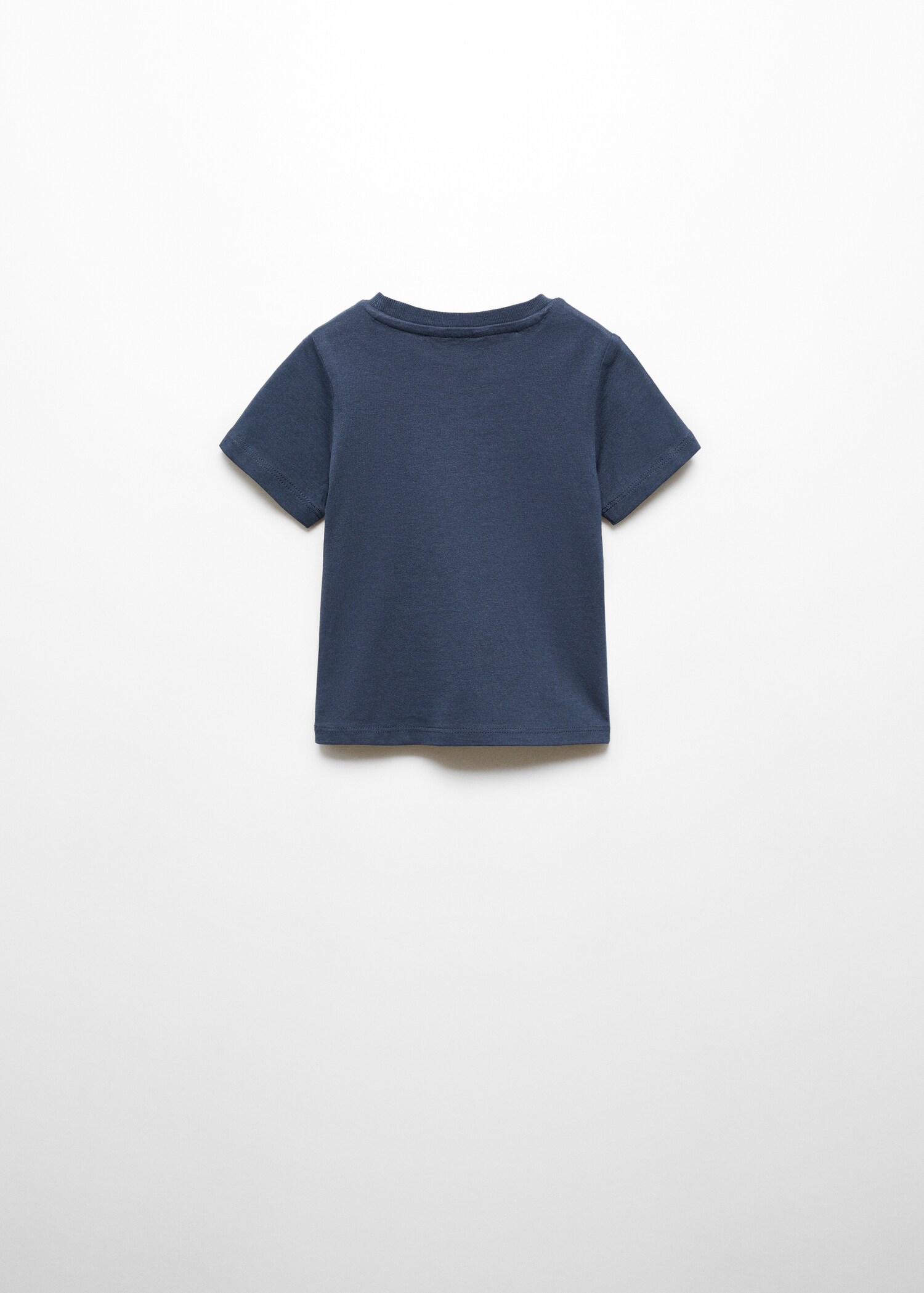 Basic-T-Shirt aus Baumwolle - Rückseite des Artikels