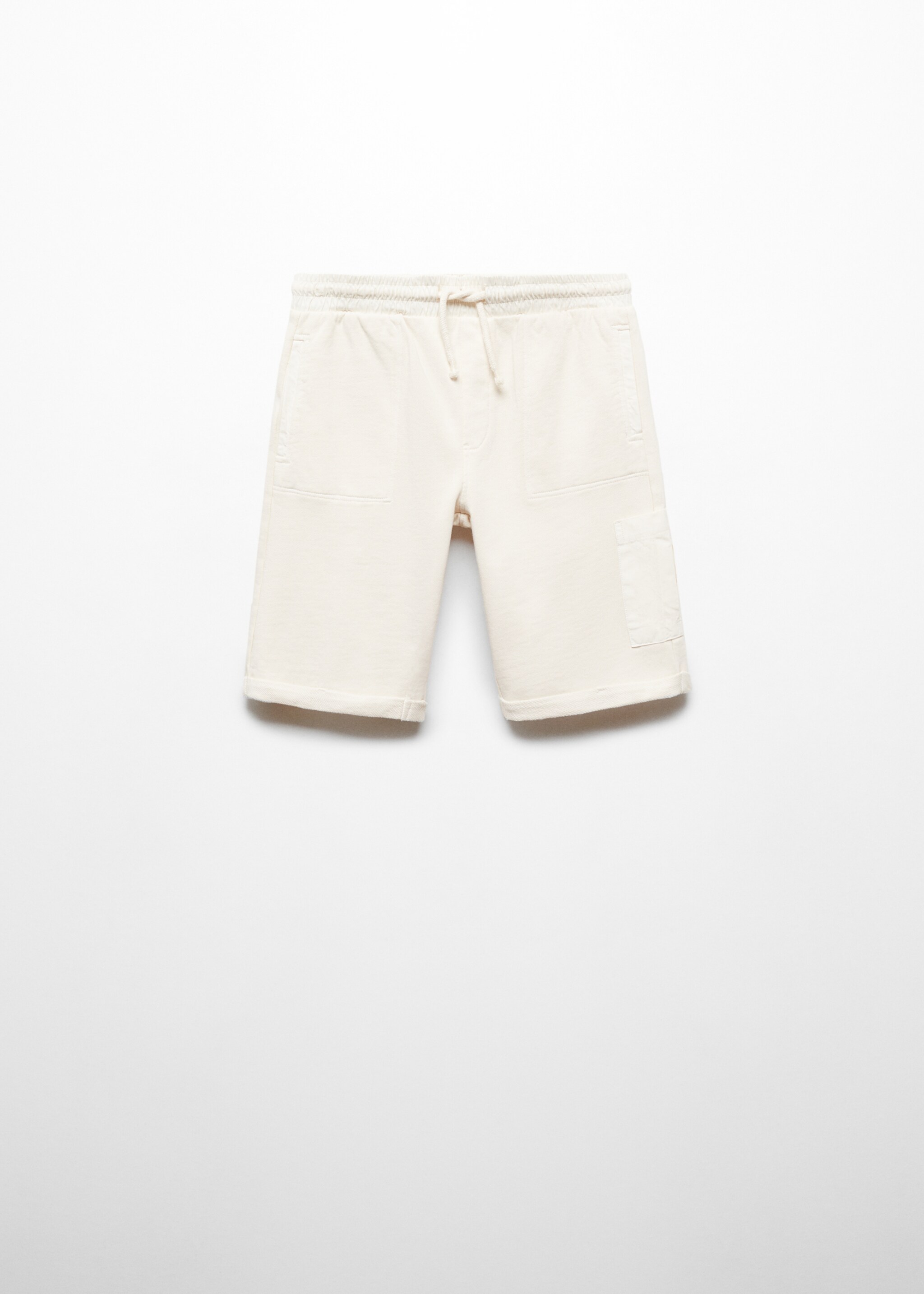 Cotton shorts with elastic waist - Article without model
