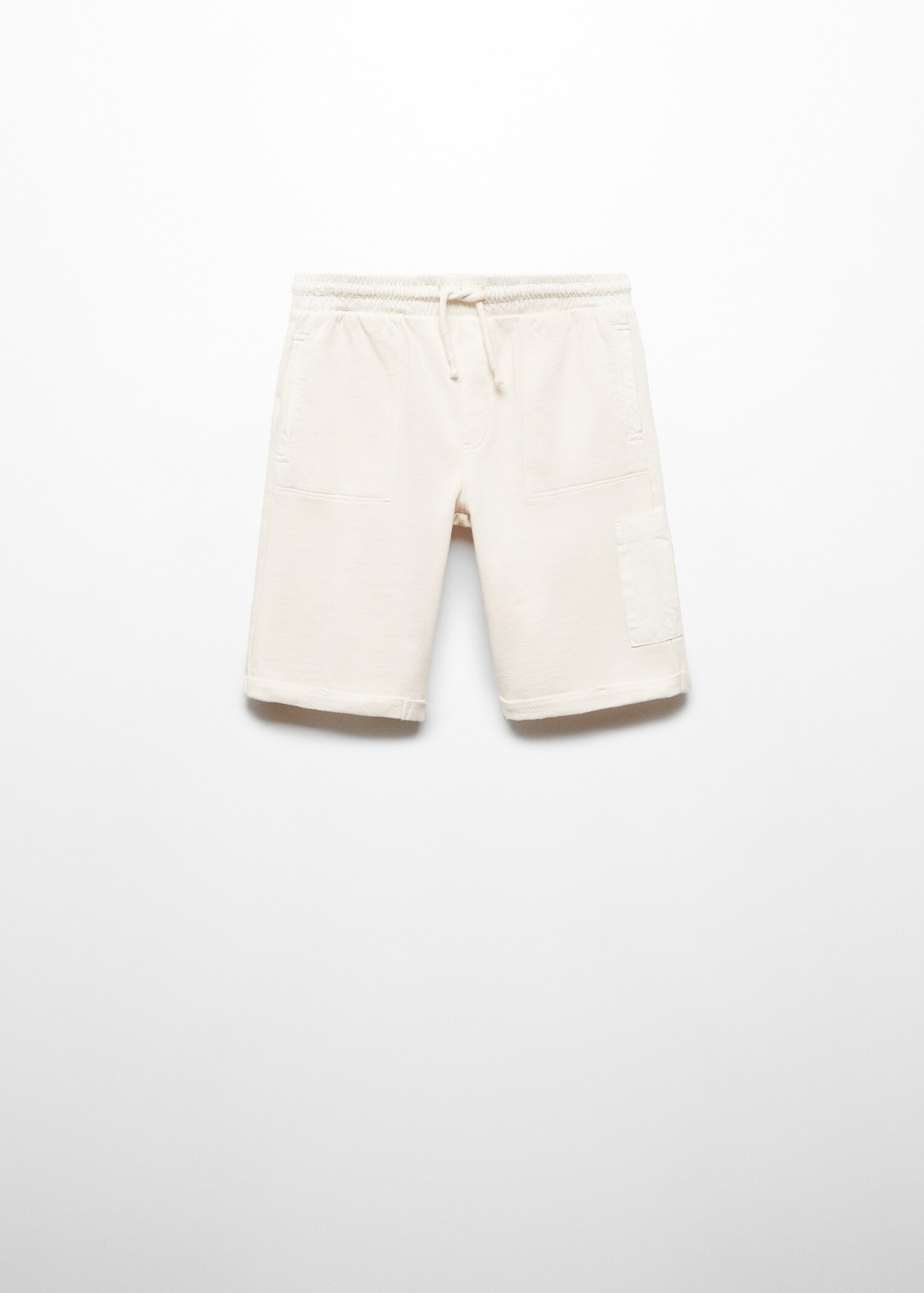 Cotton shorts with elastic waist - Article without model