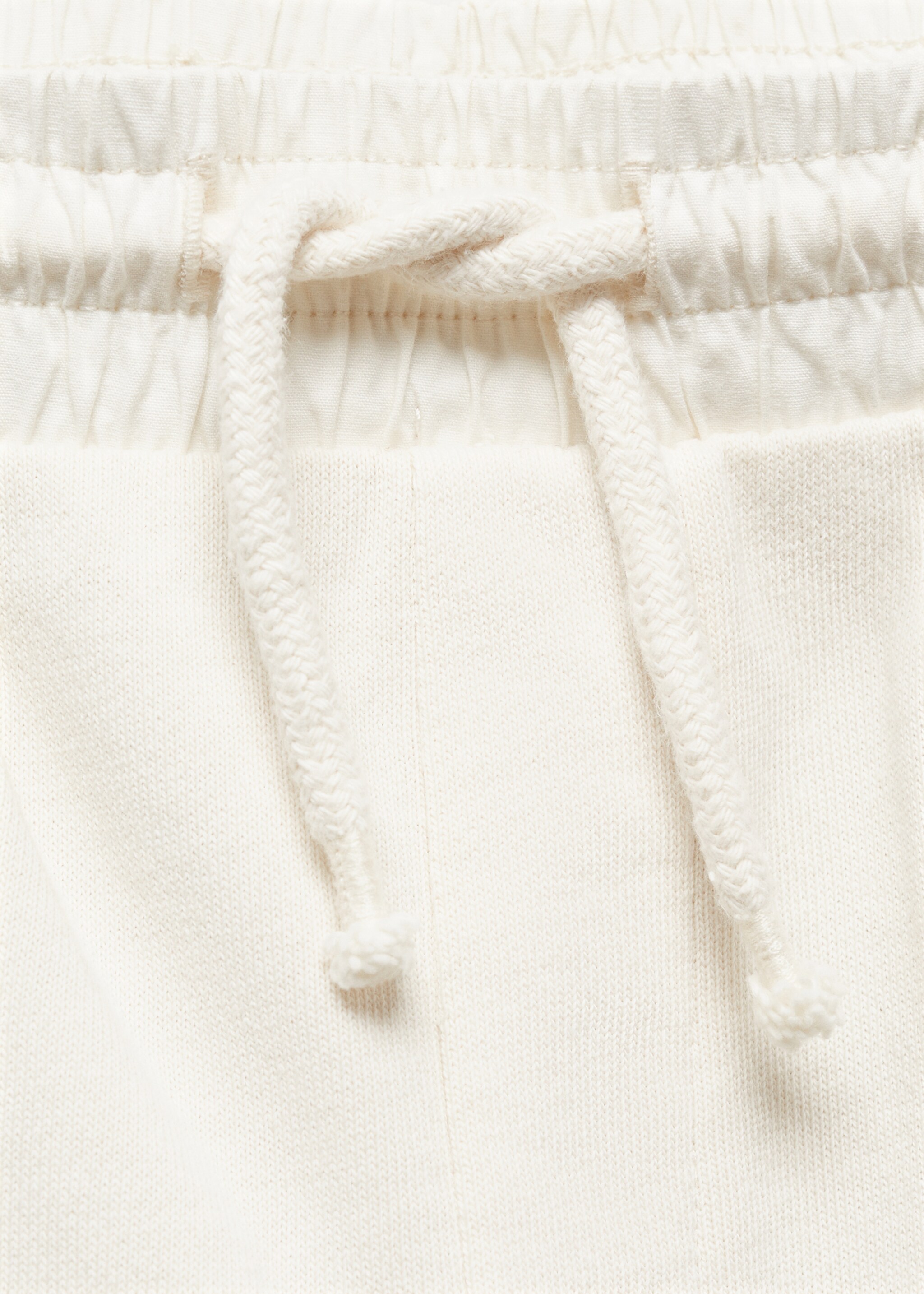 Cotton shorts with elastic waist - Details of the article 8