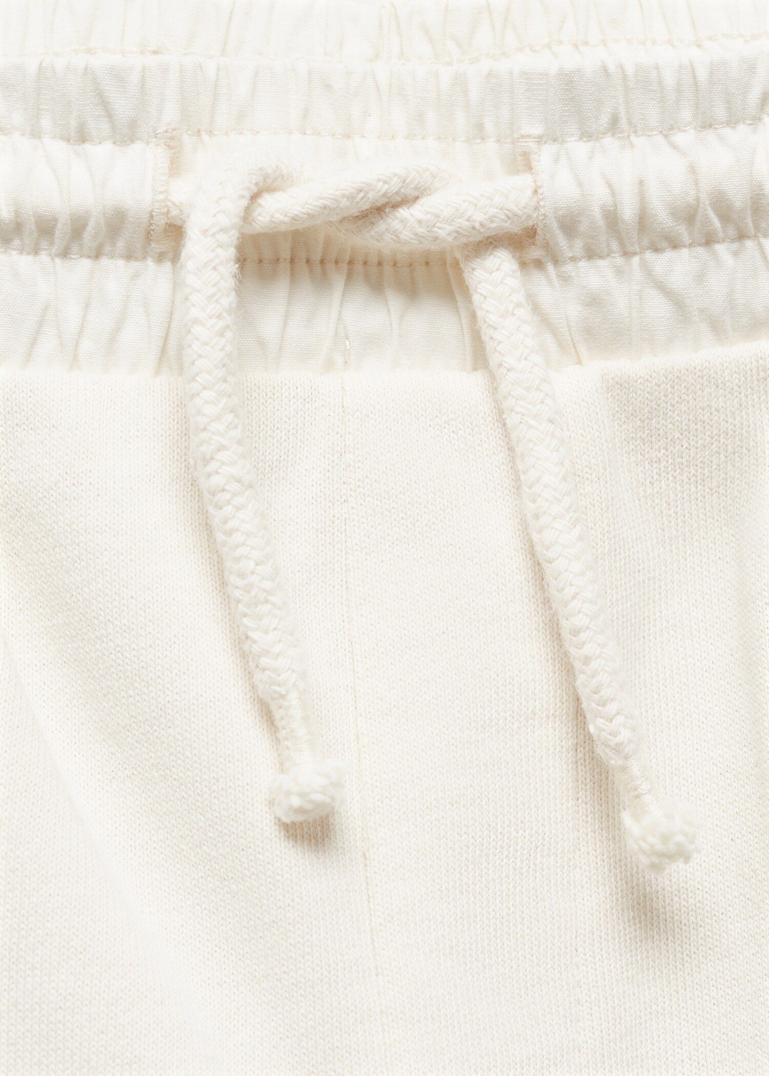 Cotton shorts with elastic waist - Details of the article 8