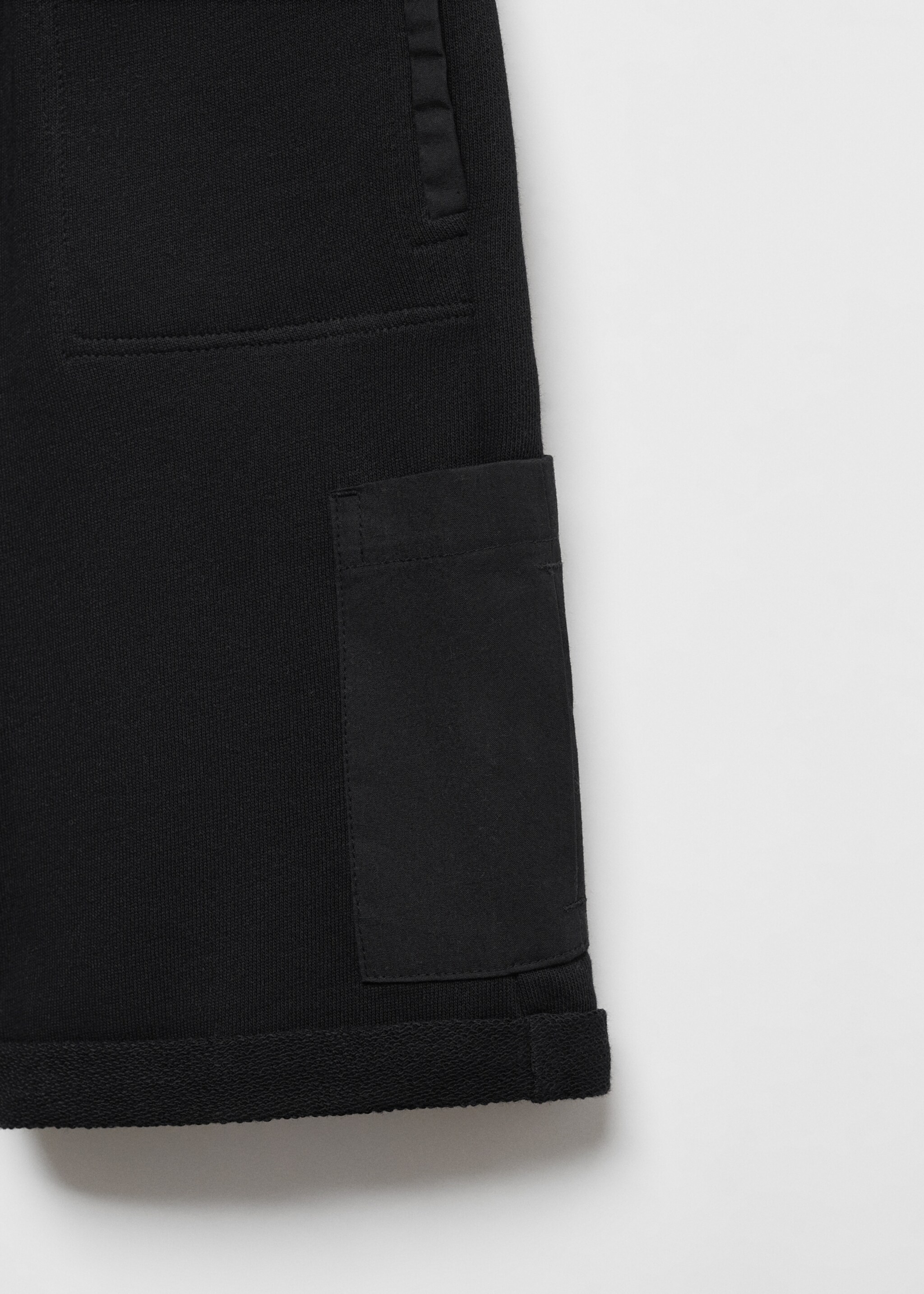 Cotton shorts with elastic waist - Details of the article 8