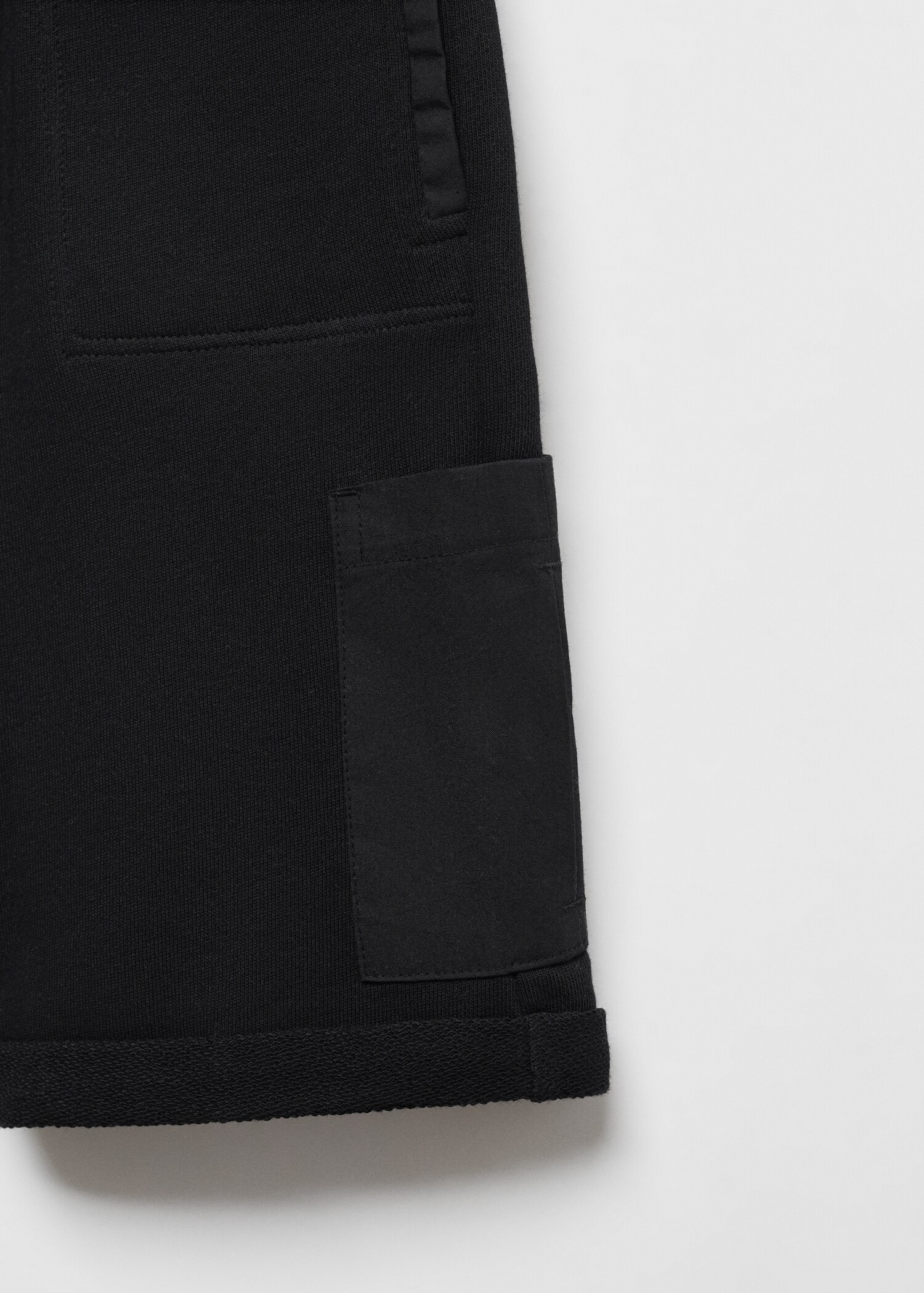 Cotton shorts with elastic waist - Details of the article 8