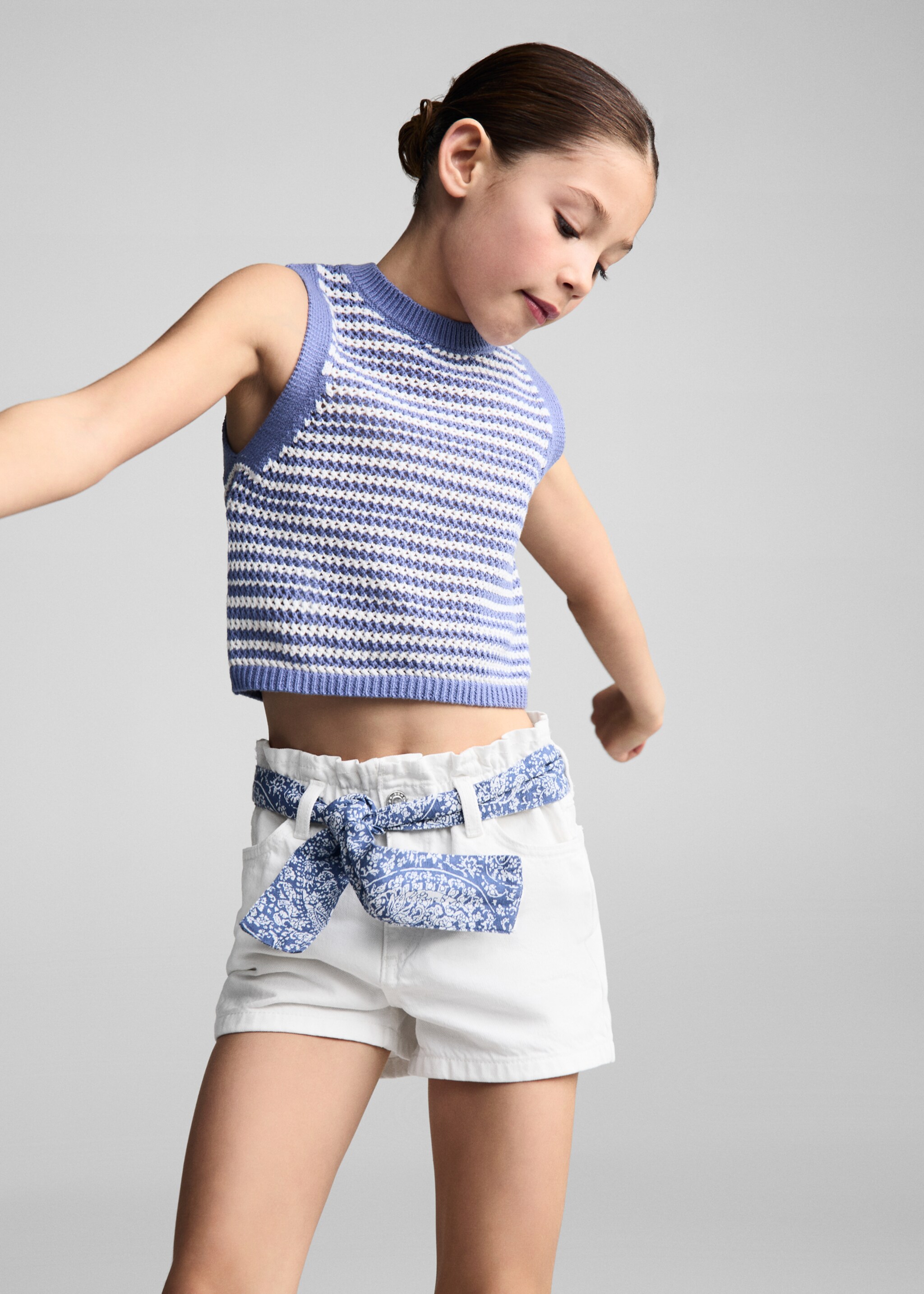 Short paperbag ceinture - Plan moyen