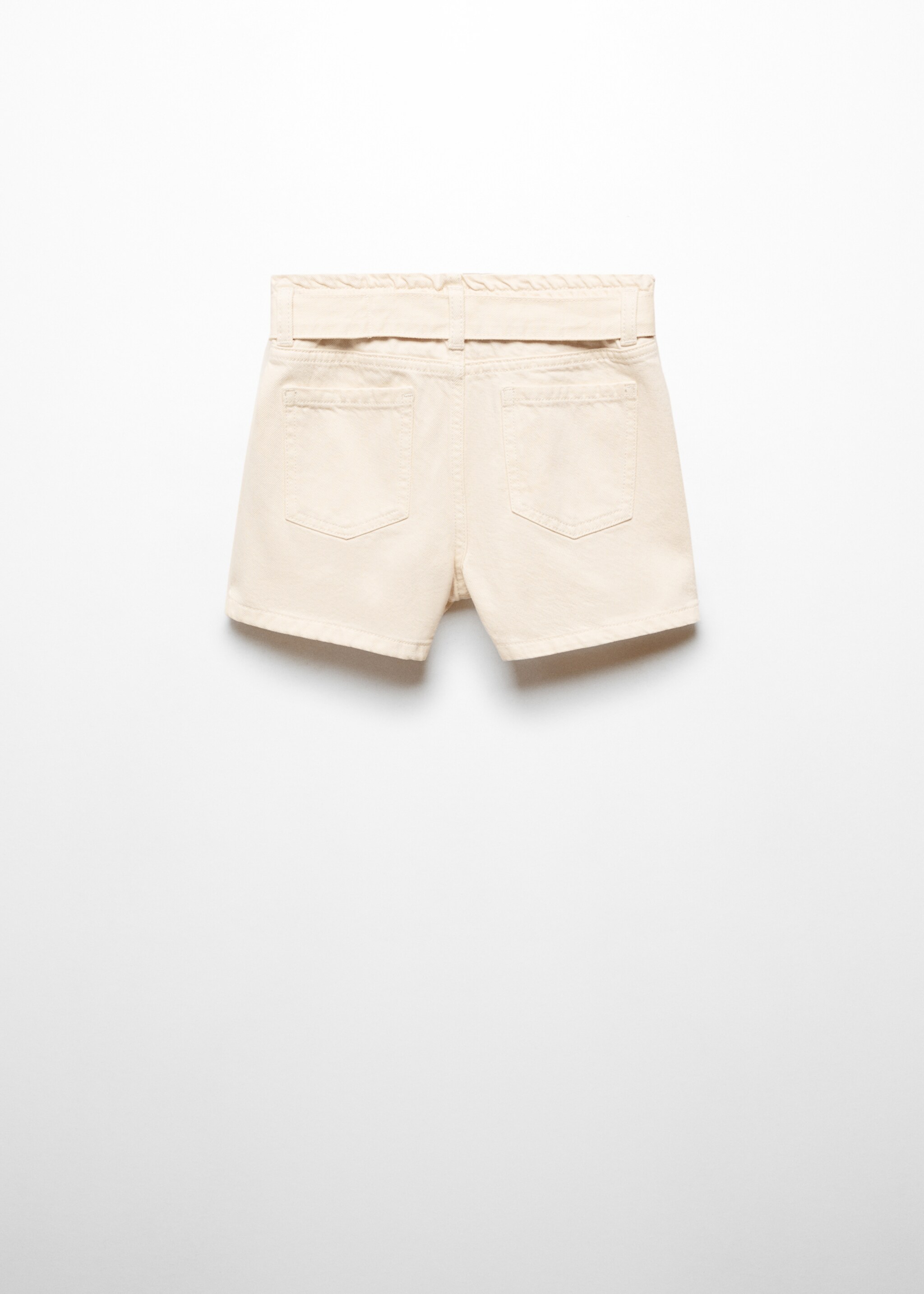 Shorts paperbag cinturón - Reverso del artículo