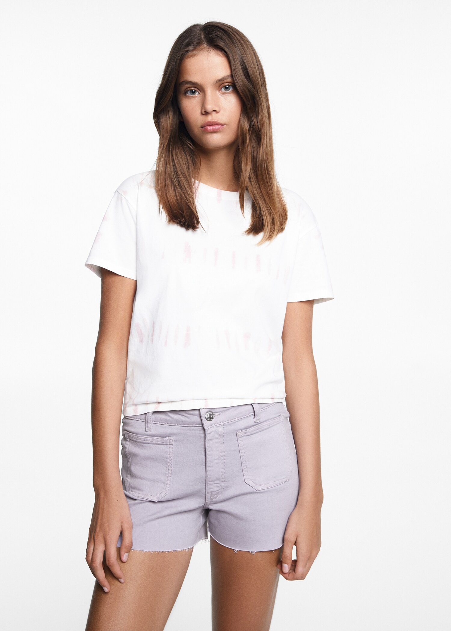 Cotton shorts with pockets - Medium plane