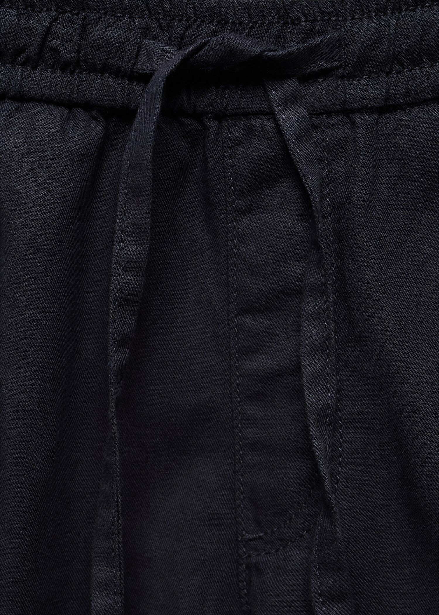 Leinen-Bermudashorts mit Kordelzug - Detail des Artikels 8