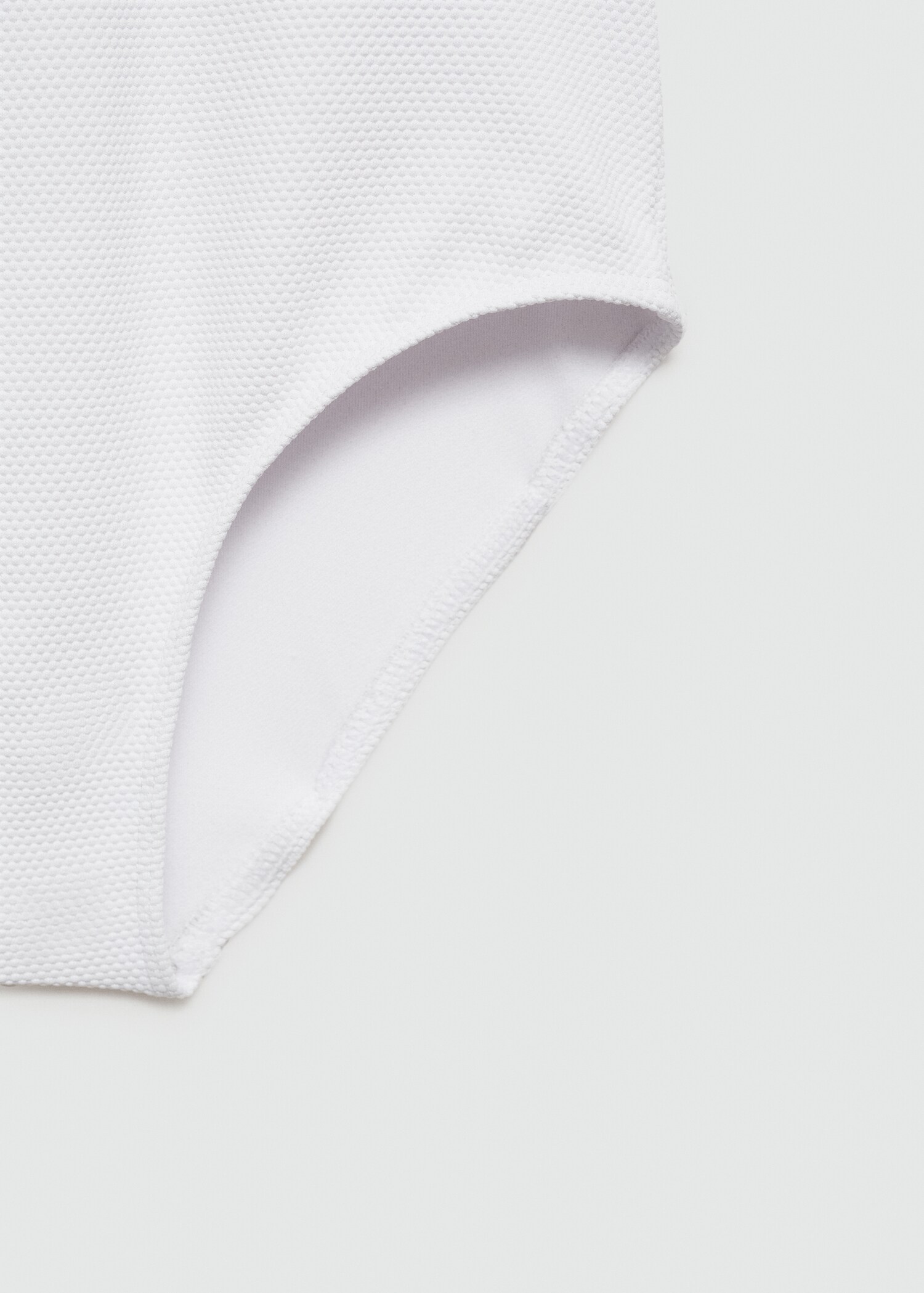 Texture ruffle swimsuit - Details of the article 0