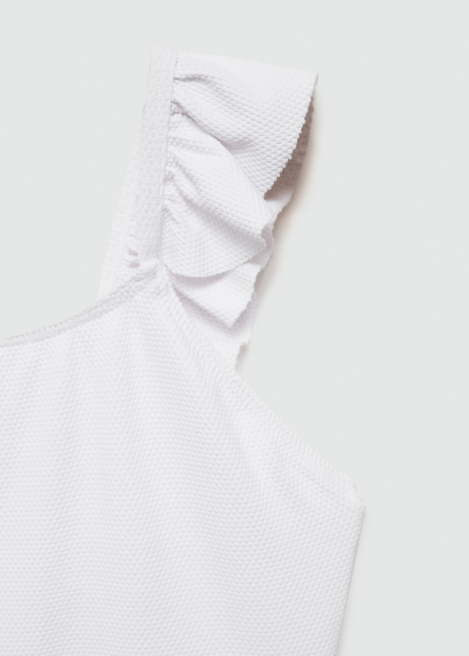 Texture ruffle swimsuit - Details of the article 8