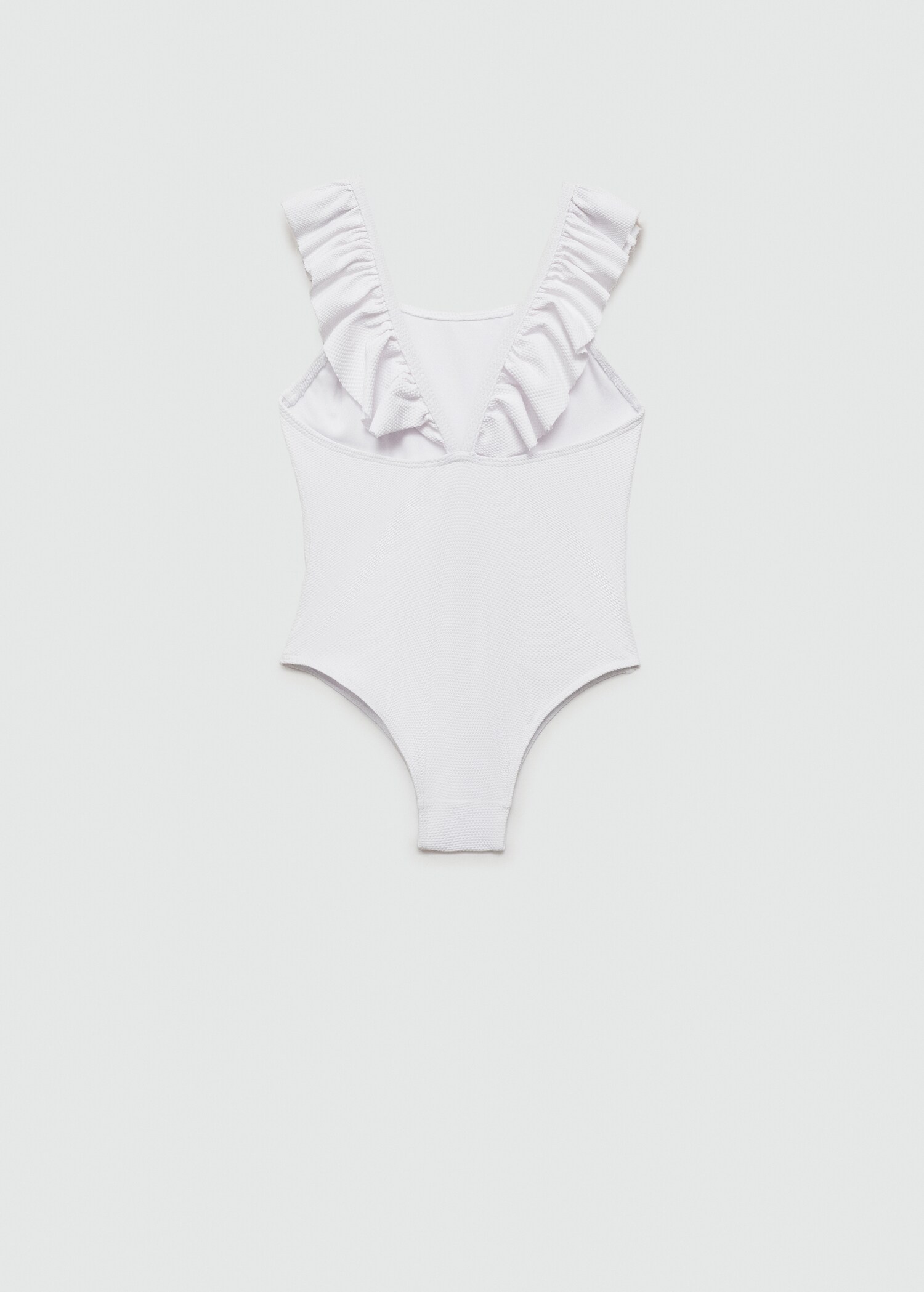 Texture ruffle swimsuit - Reverse of the article