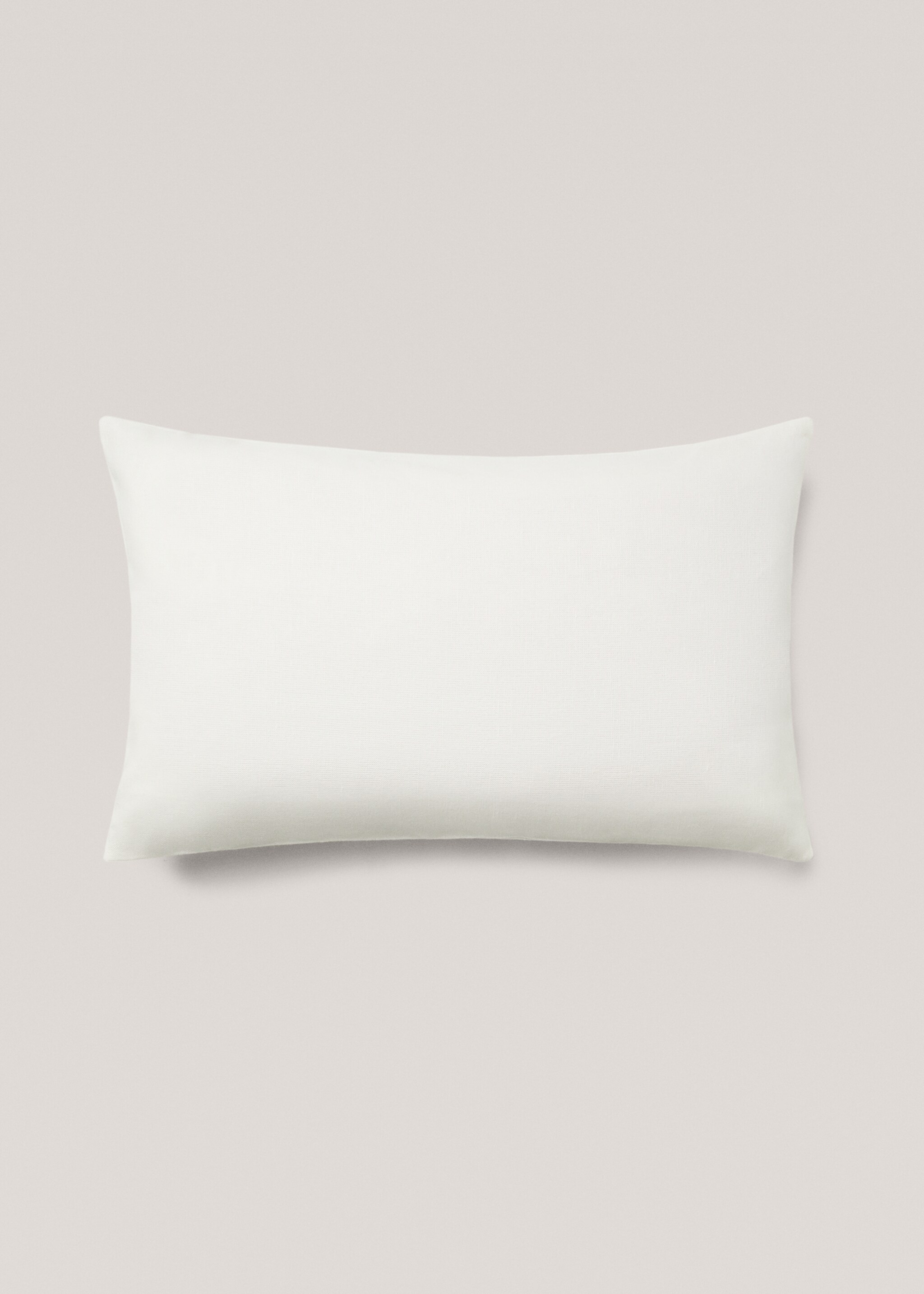Housse de coussin lin coton rayure imprimée 50x75 cm - Détail de l'article 1
