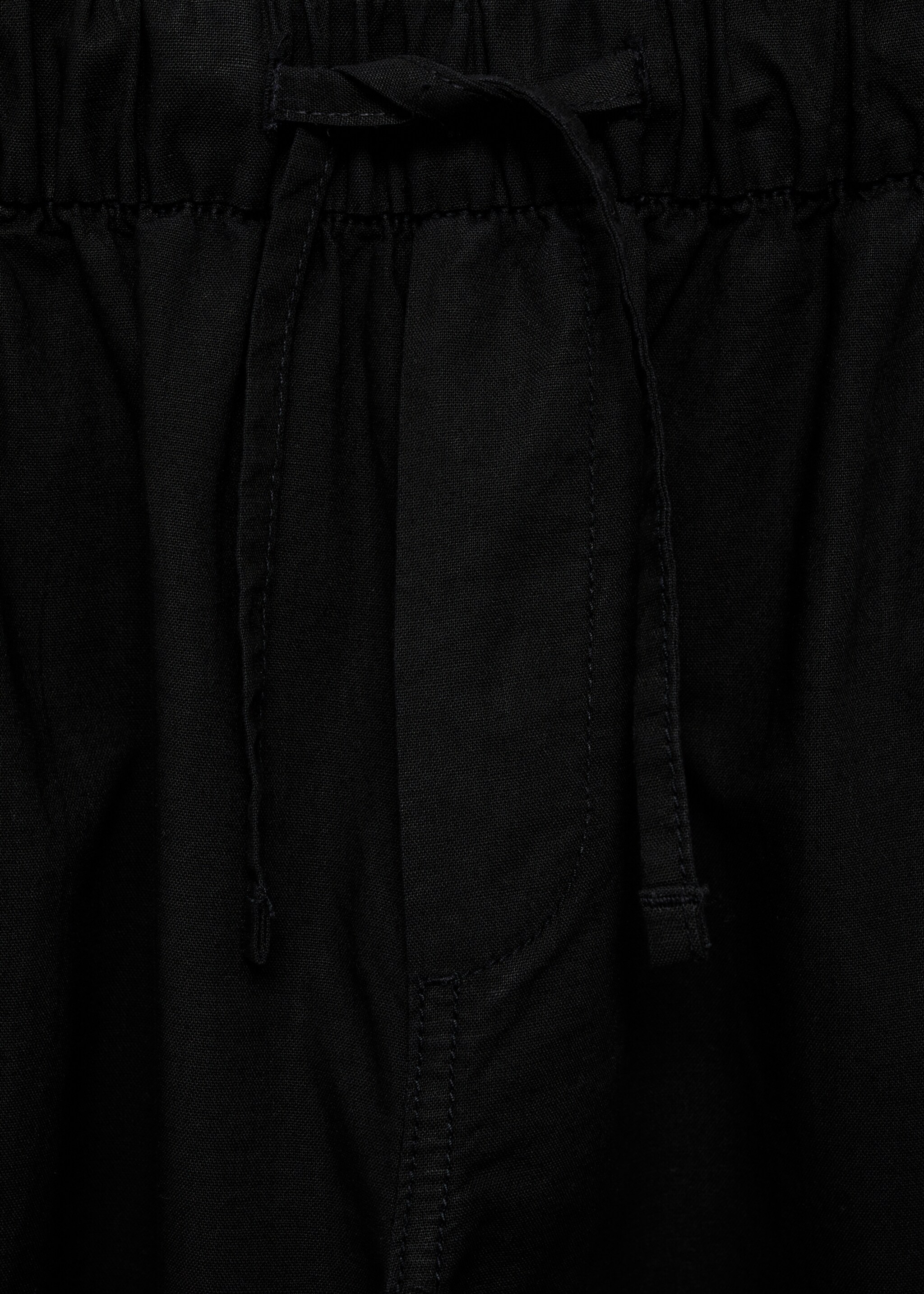 Straight linen-blend trousers - Details of the article 8