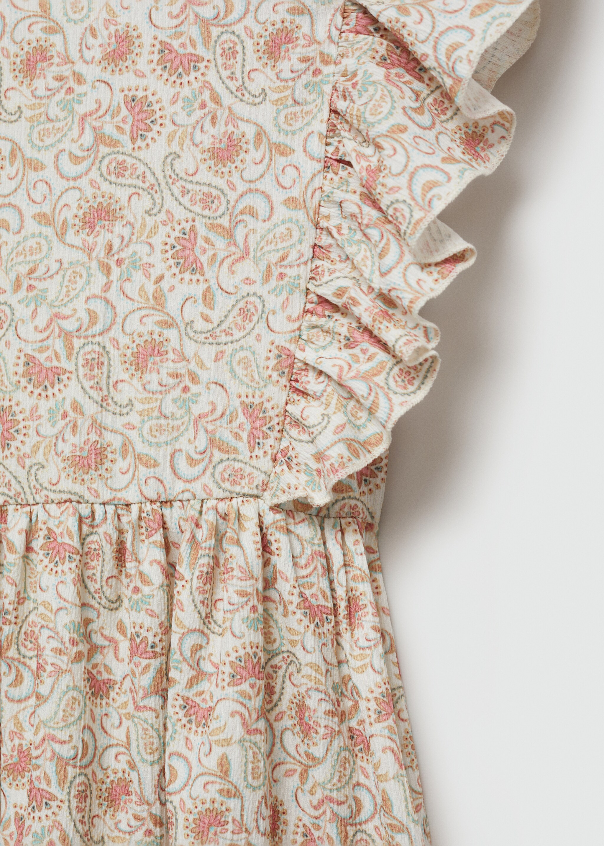 Paisley dress with ruffles - Details of the article 8