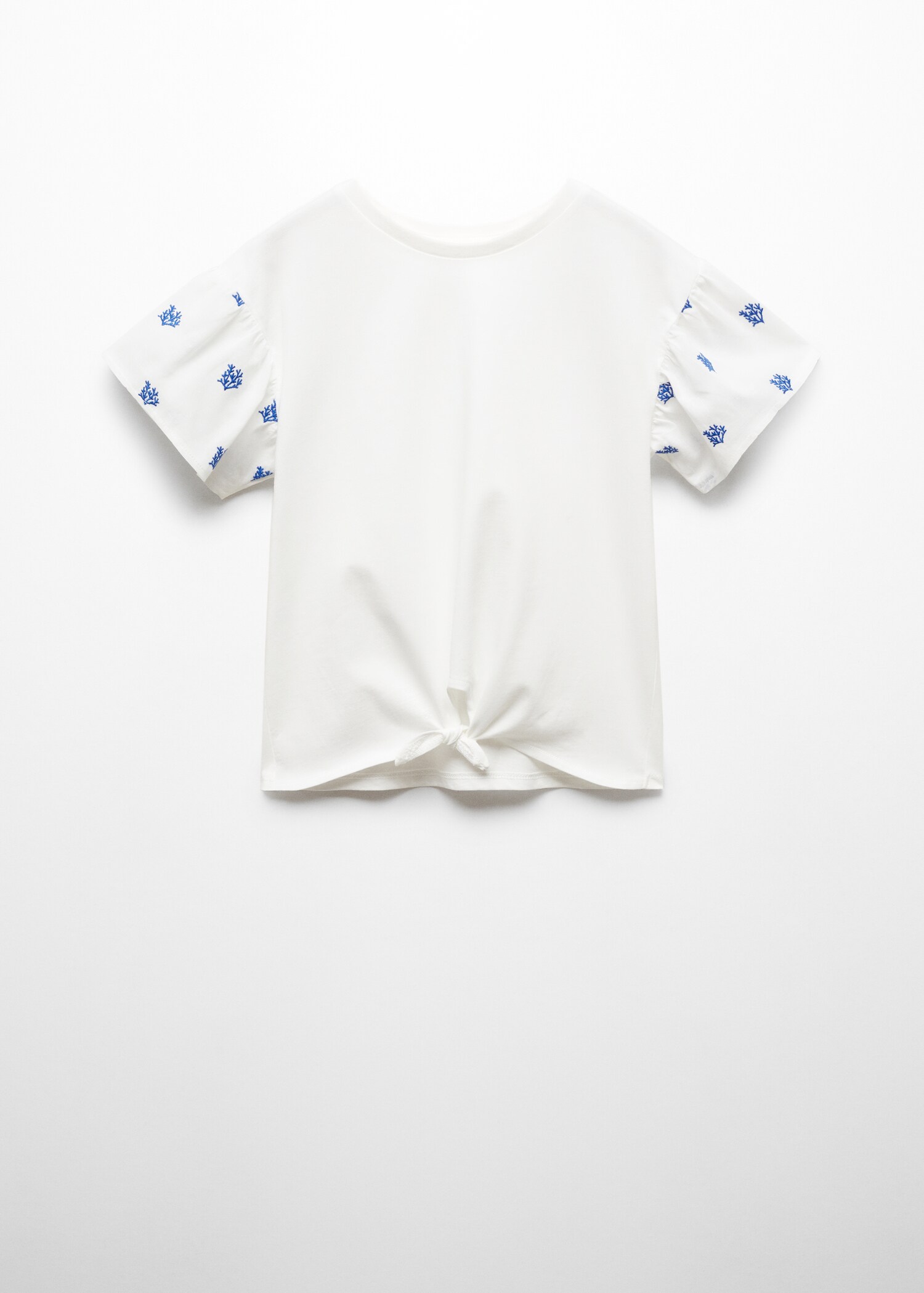 Kurzarm-T-Shirt mit Stickerei - Artikel ohne Model