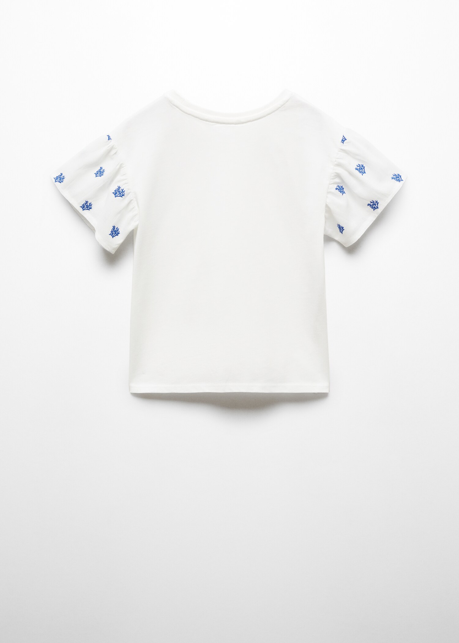 Kurzarm-T-Shirt mit Stickerei - Rückseite des Artikels