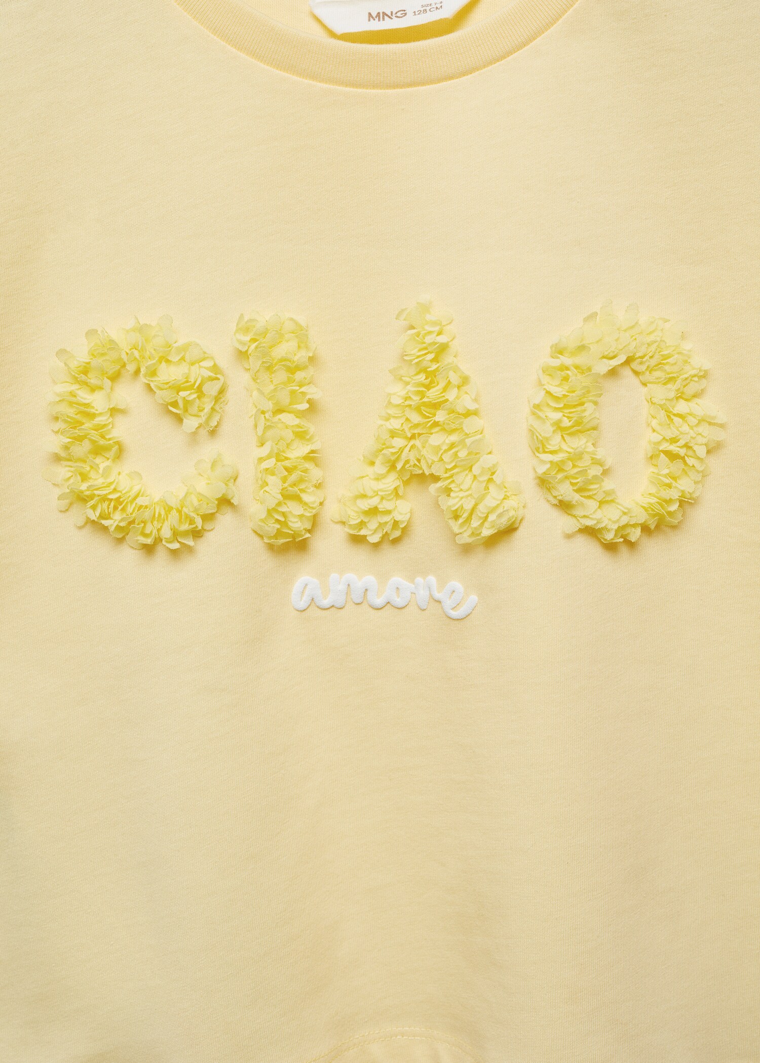 Textured message T-shirt - Details of the article 8