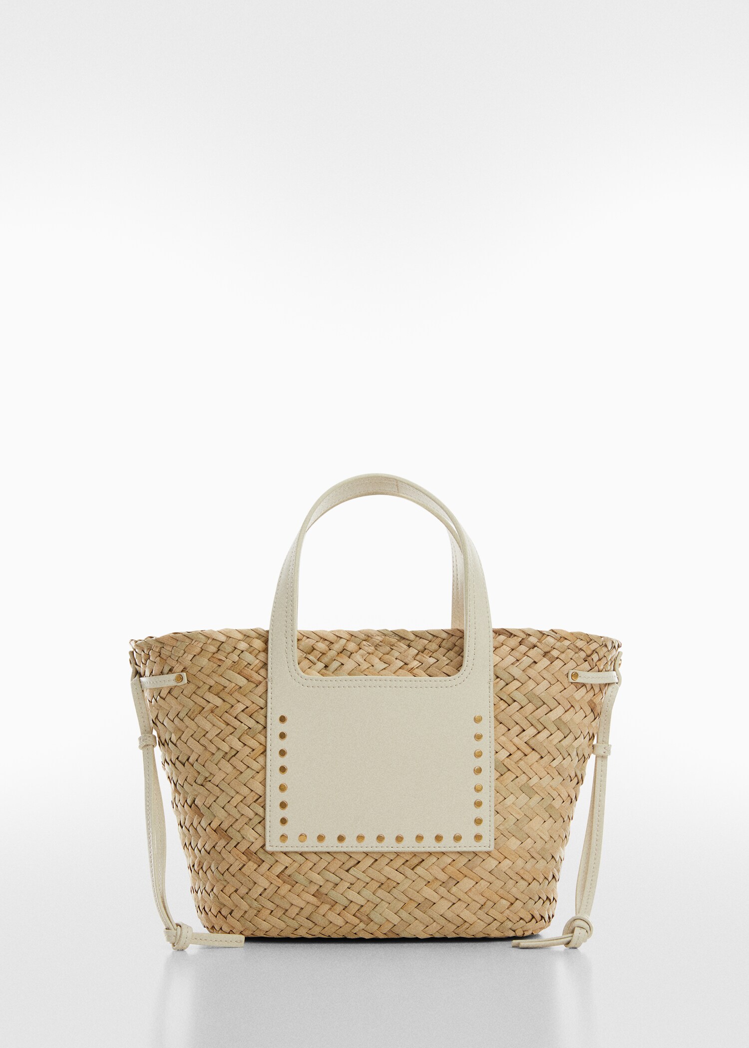 Basket bag with studs detail - Article without model