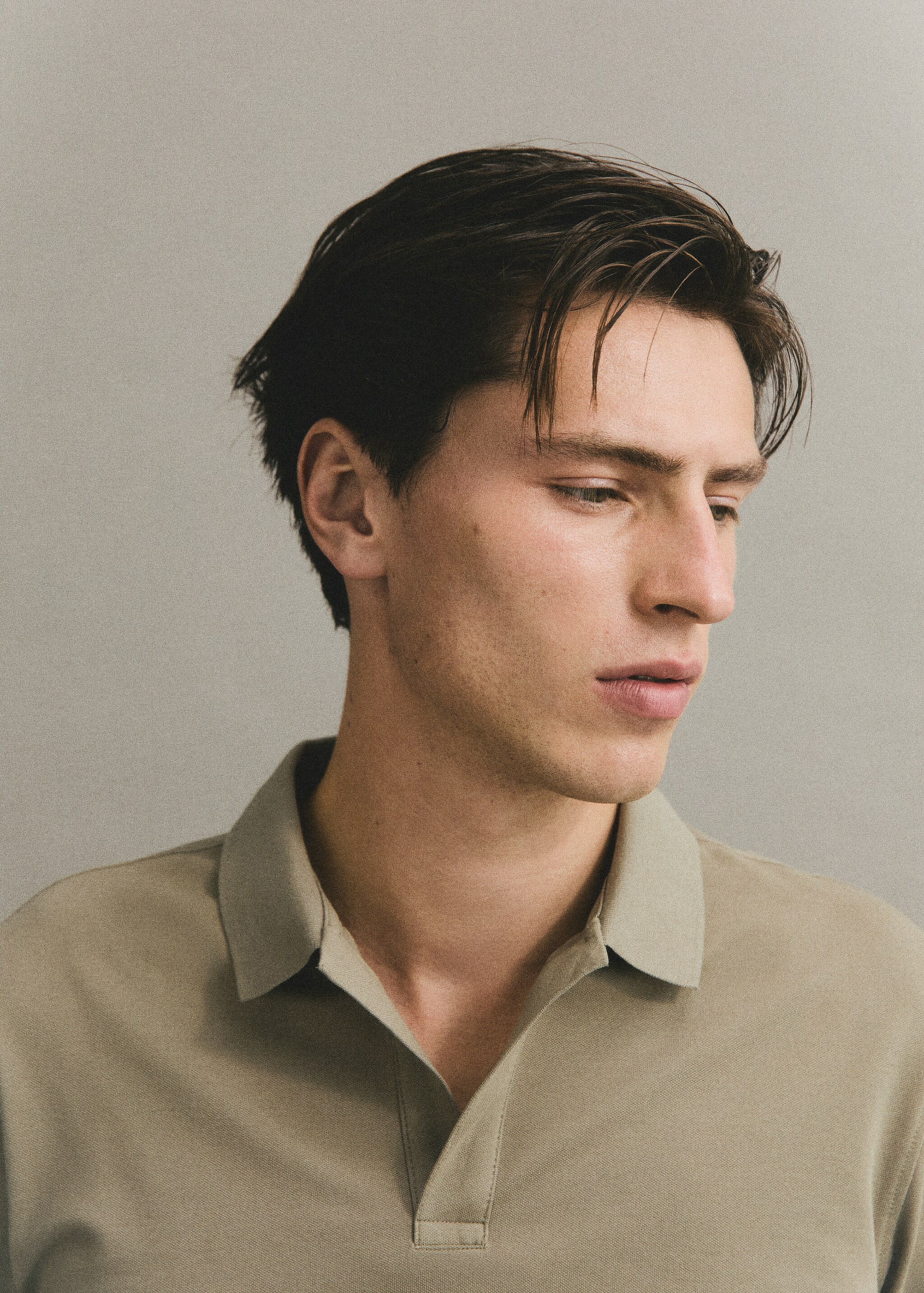 Cotton piqué polo shirt - Details of the article 3