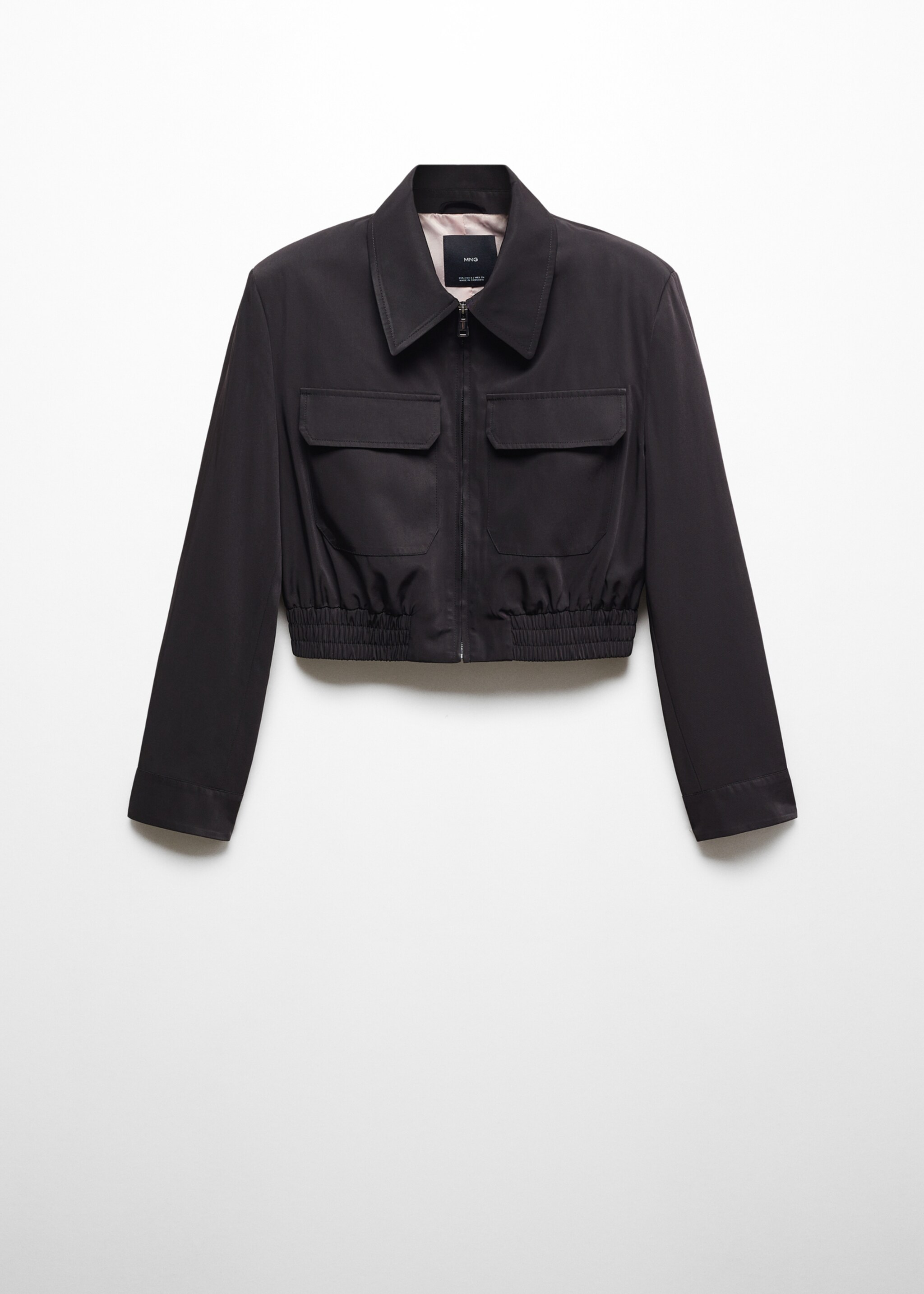Veste crop poches - Article sans modèle
