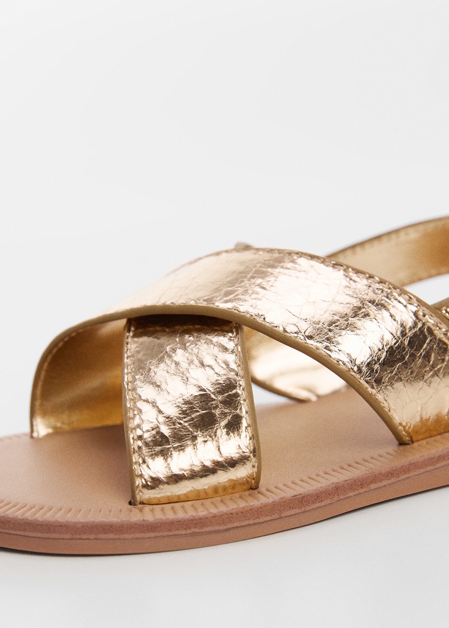 Riemen-Sandale im Metallic-Look - Detail des Artikels 2