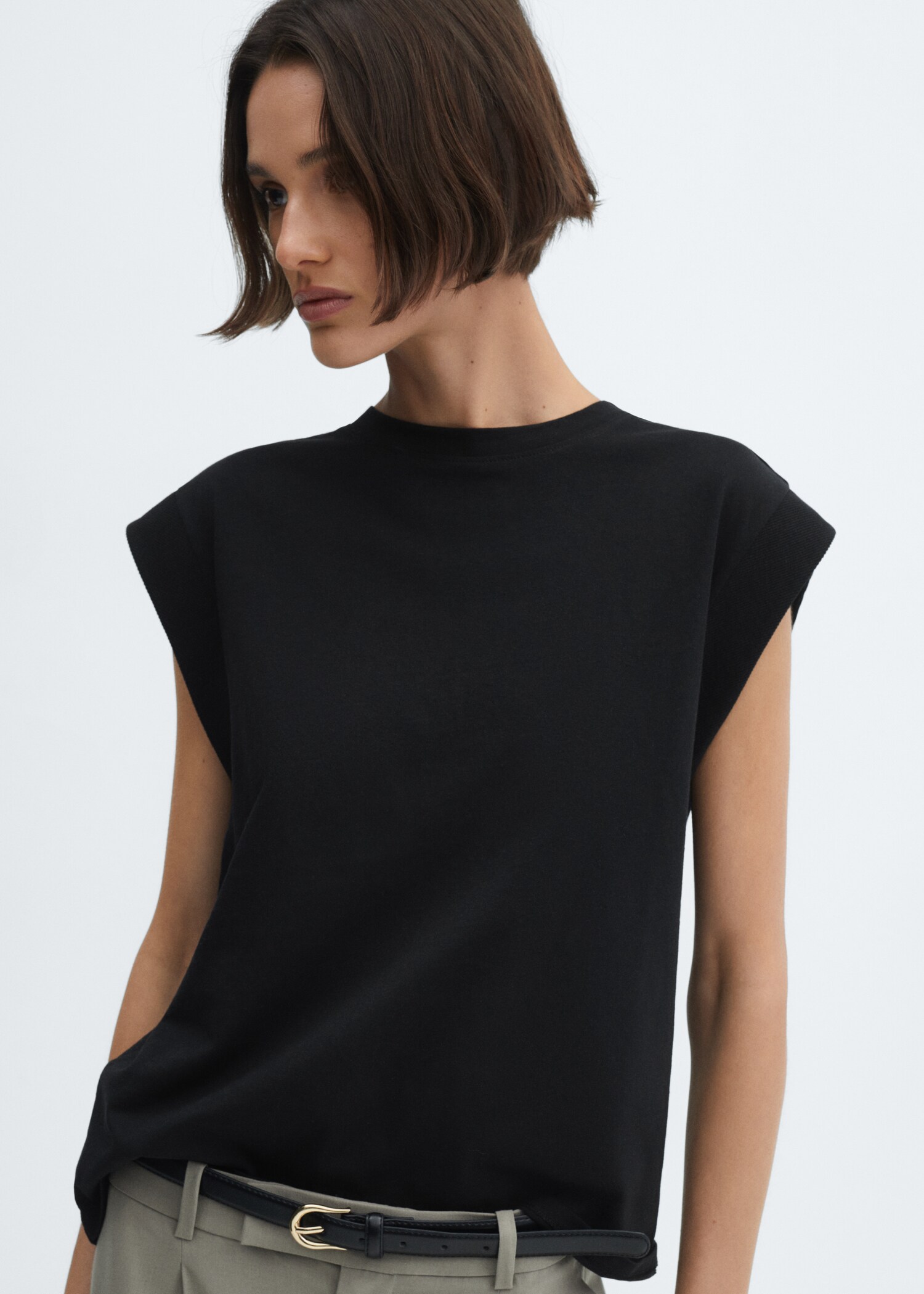 Camiseta algodón cuello redondo - Detalle del artículo 1
