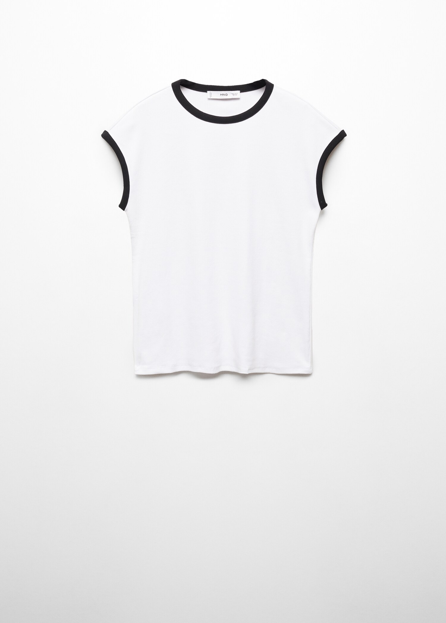 Contrast trim T-shirt - Article without model