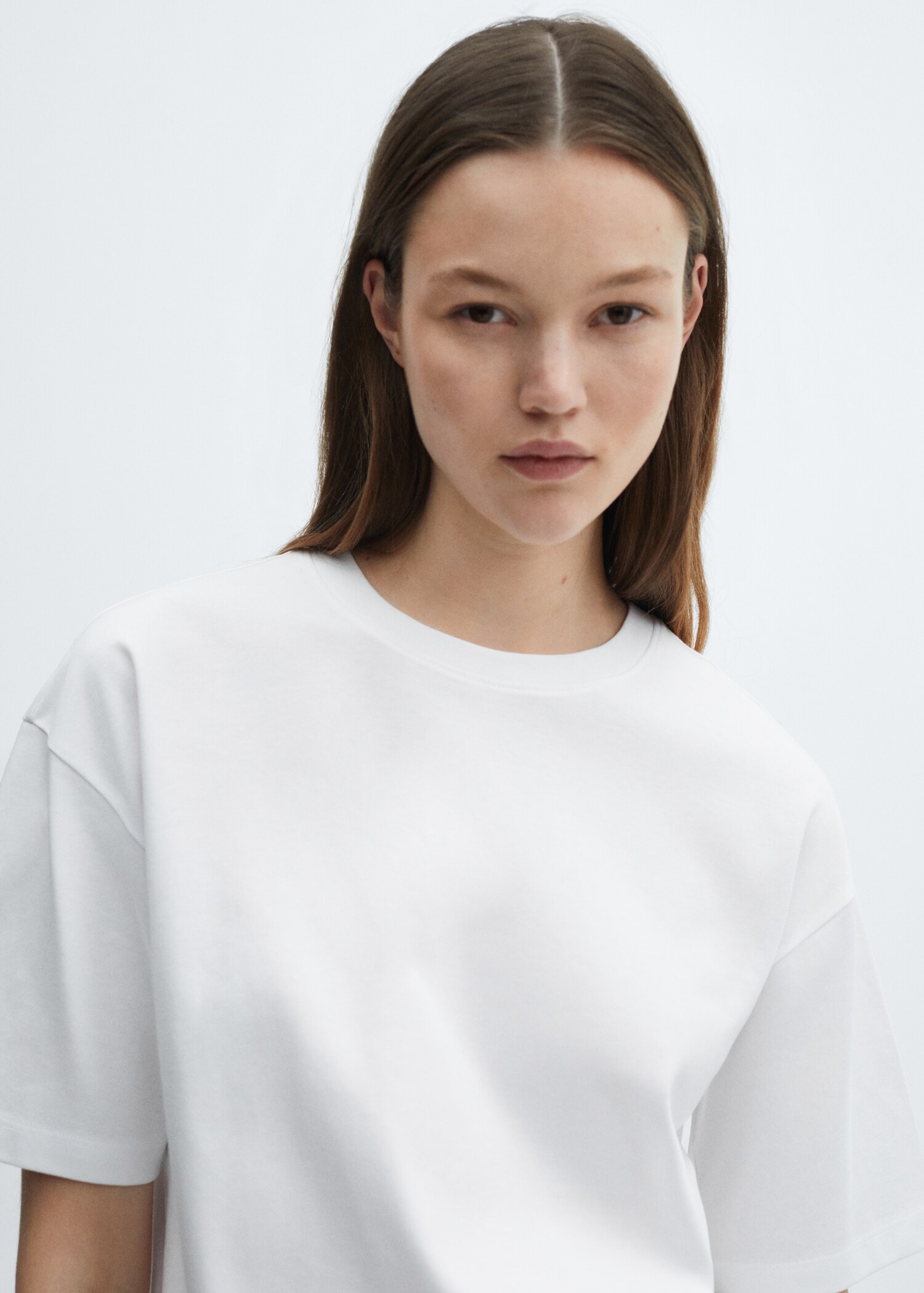 Oversize cotton T-shirt - Details of the article 1