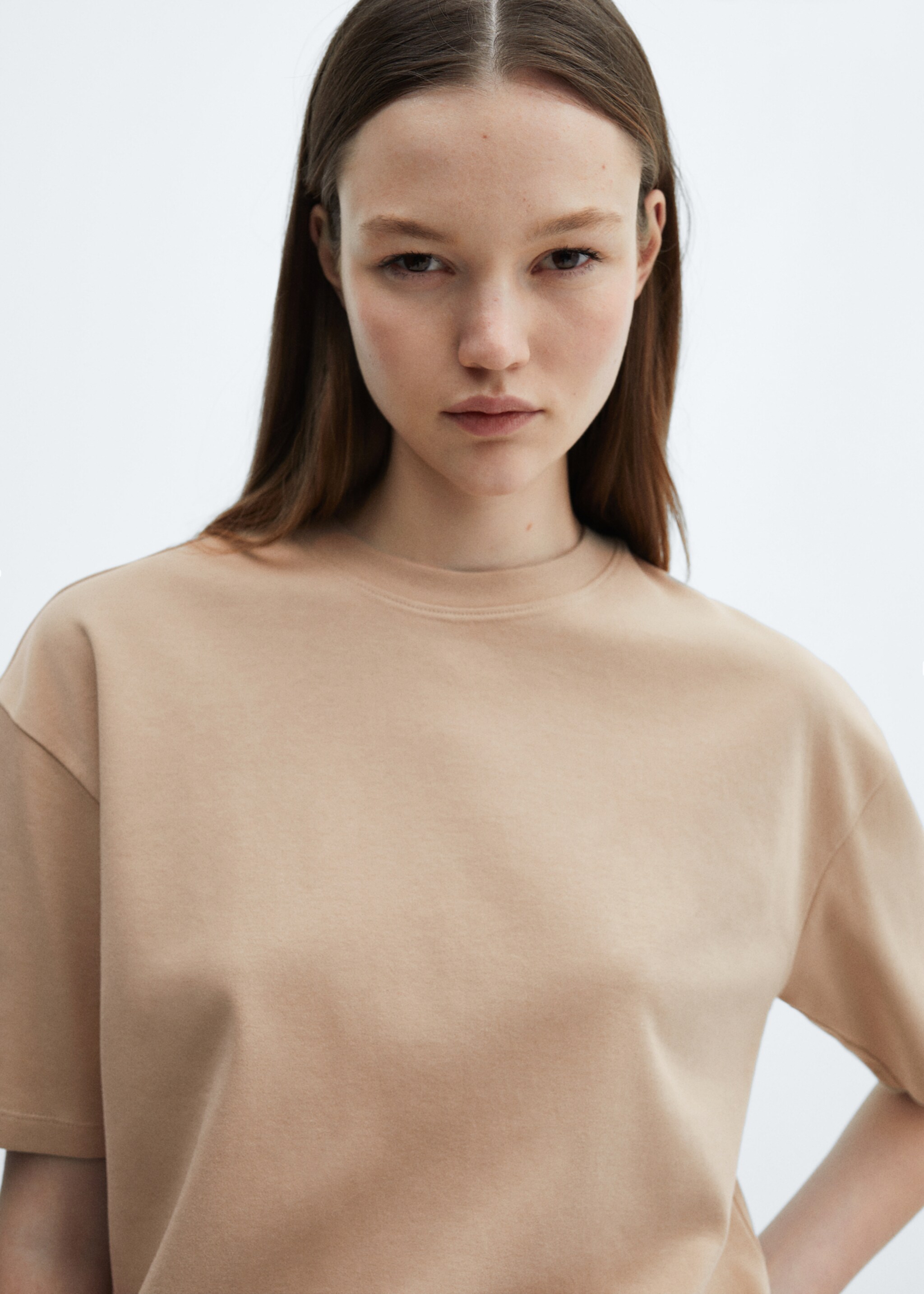 Oversized t-shirt i bomull - Detaljer om artikeln 1