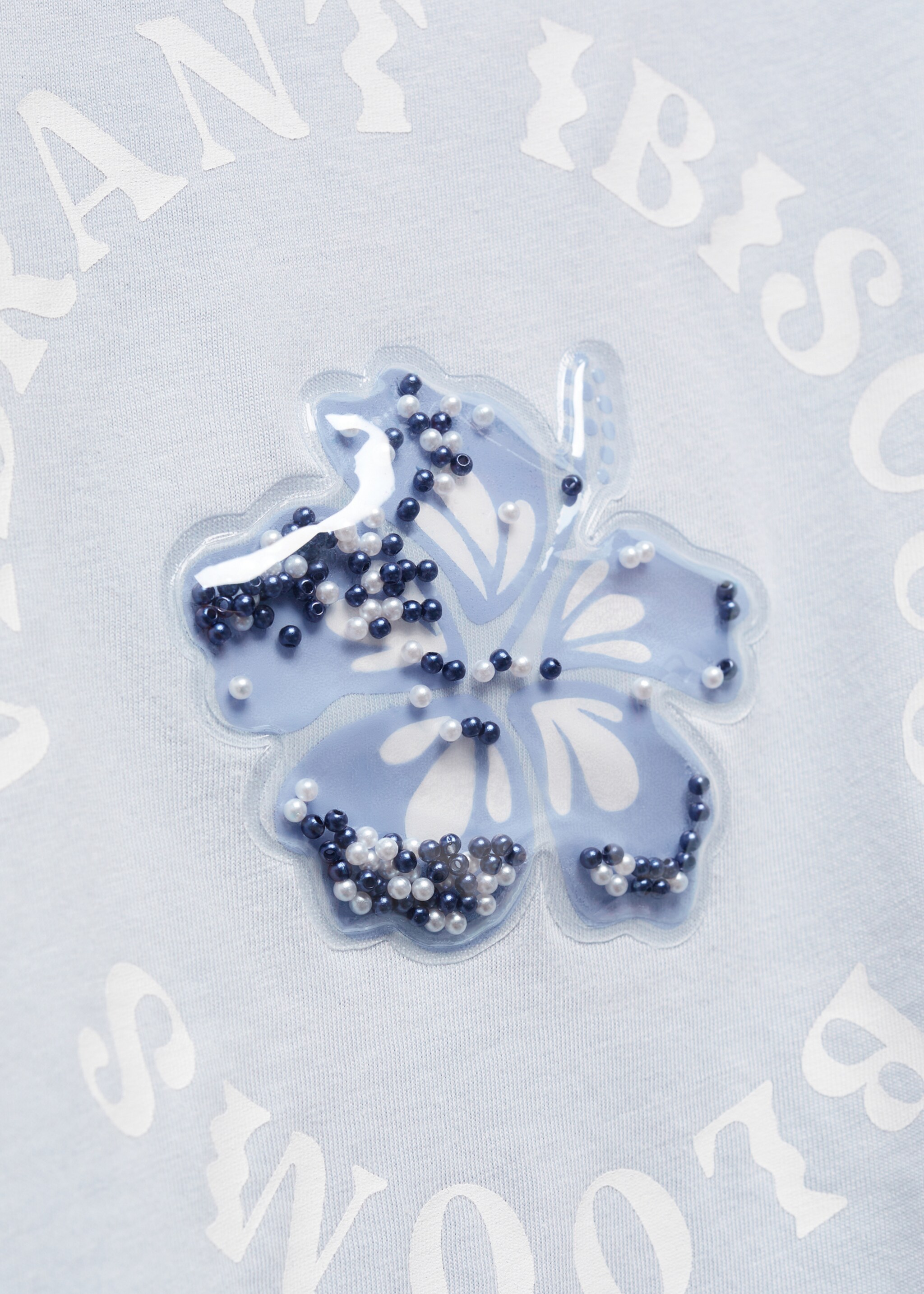 Embossed detail printed t-shirt - Details of the article 8
