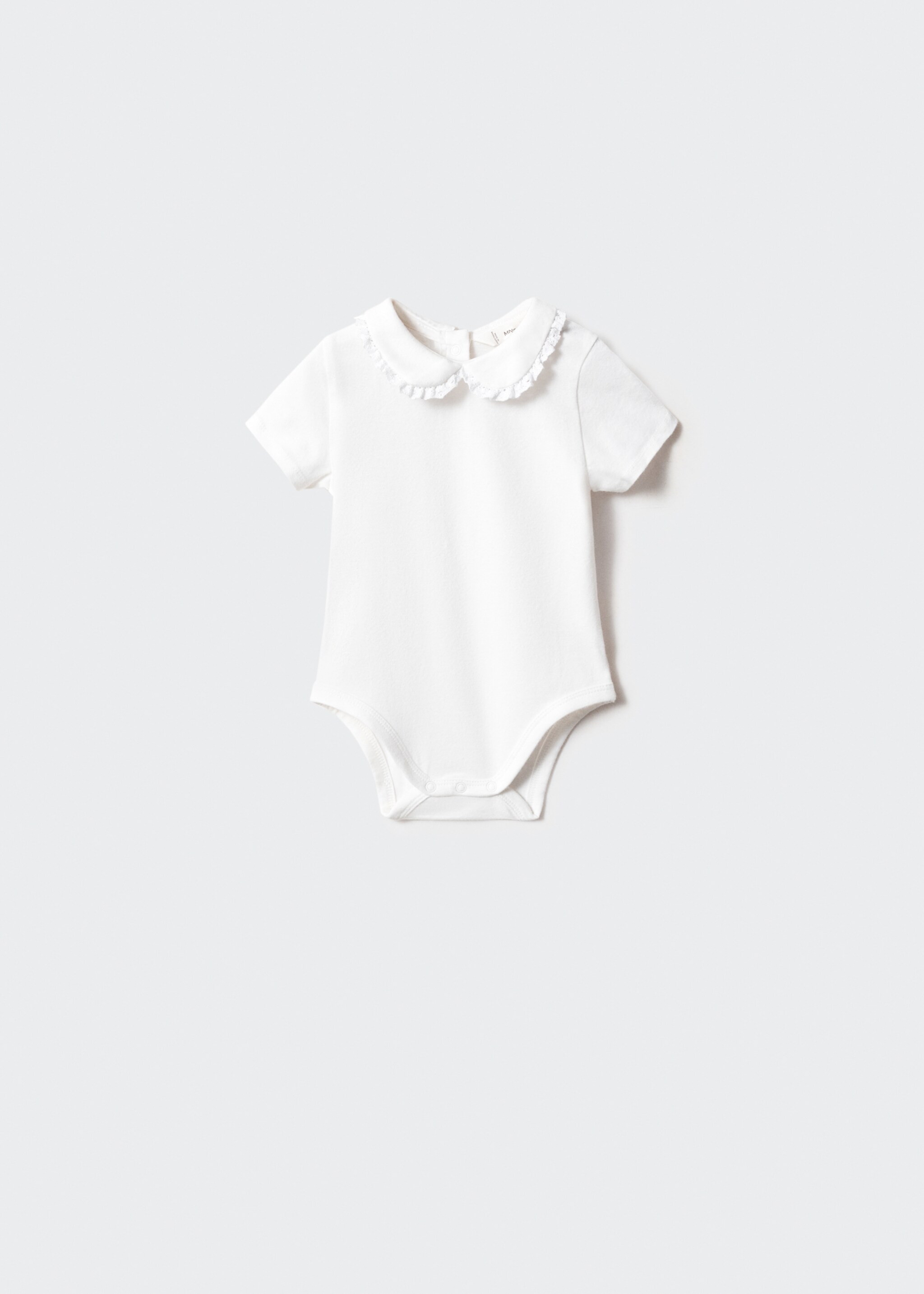 Short sleeve bodysuit - Article without model, Off White. Ref: 67026332-00.