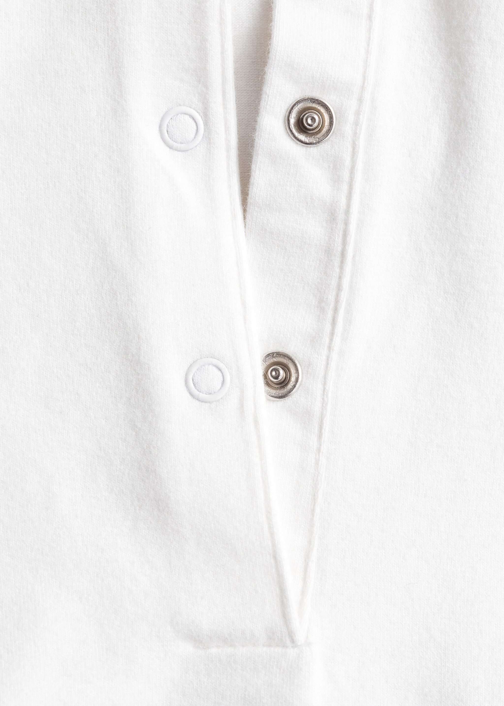 Short sleeve bodysuit - Details of the article 0, Off White. Ref: 67026332-00.