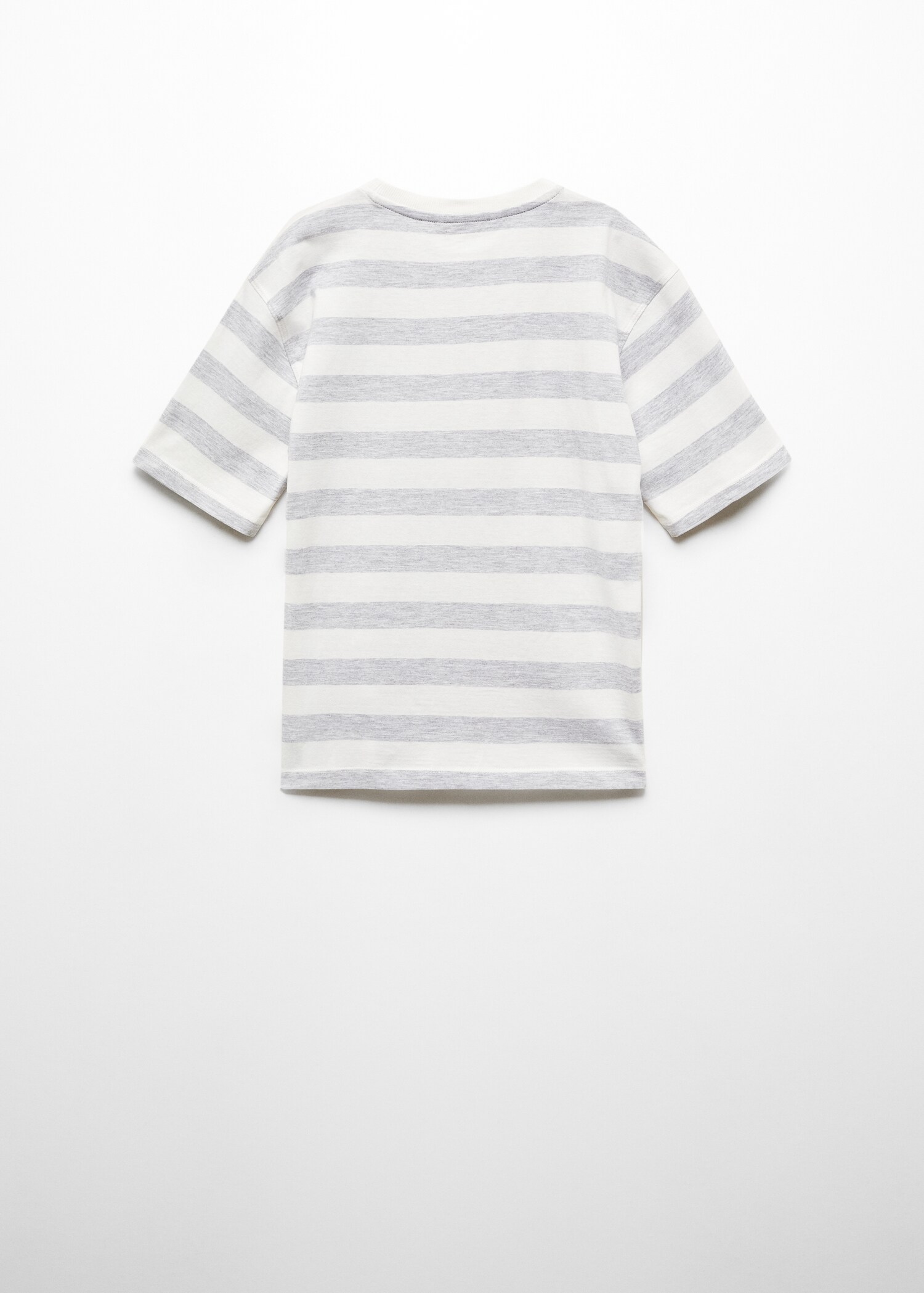 Printed striped T-shirt - Reverse of the article