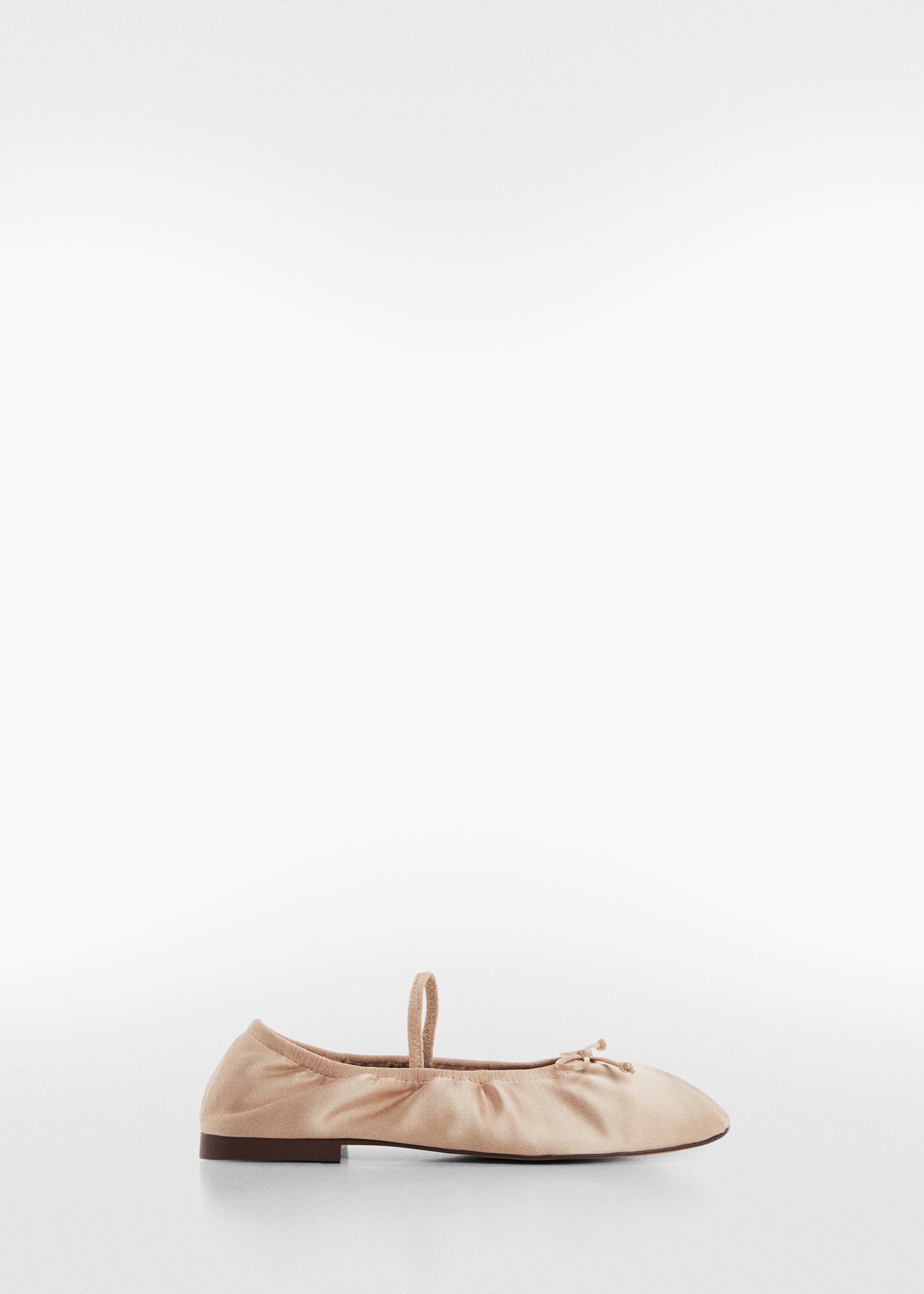 Elastic satin ballet flats - Article without model